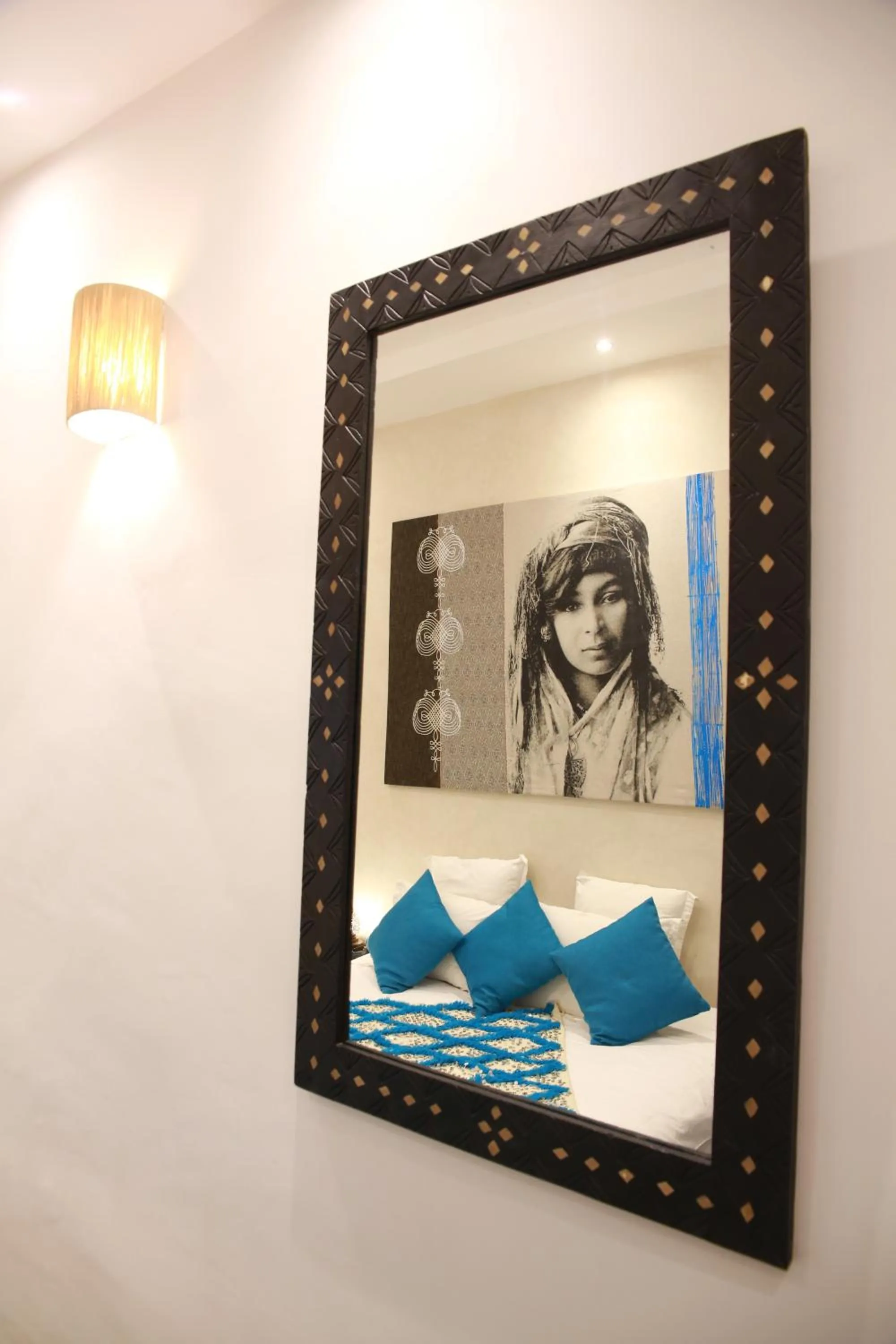 Bed in Riad Dollar Des Sables & Spa