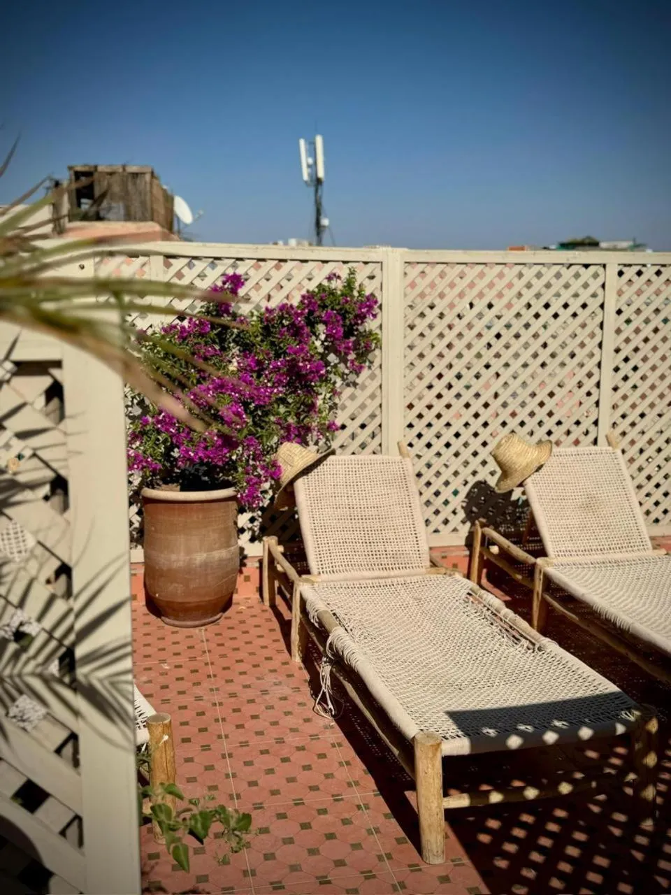 Patio in Riad Dollar Des Sables & Spa