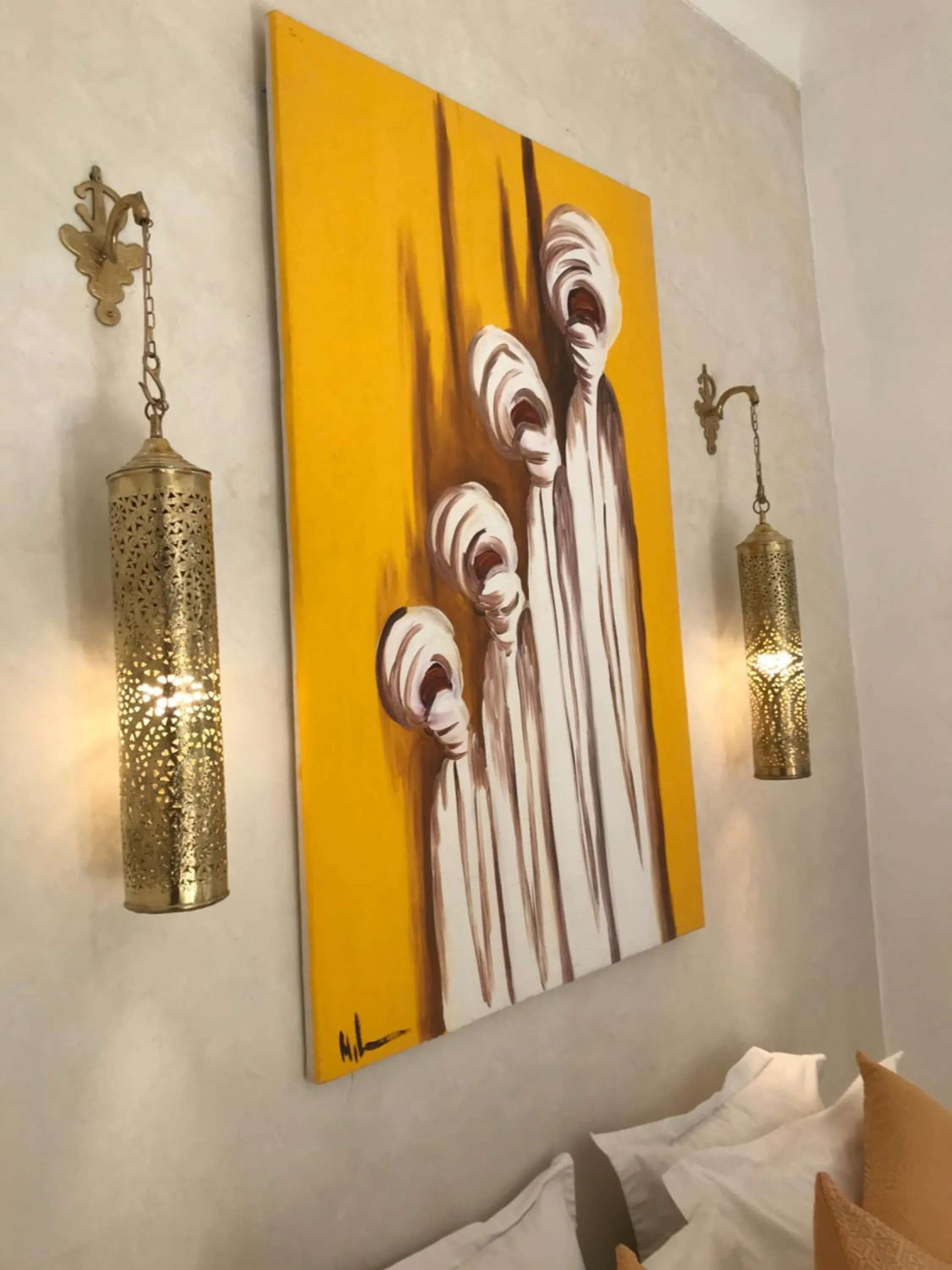 Bed in Riad Dollar Des Sables & Spa