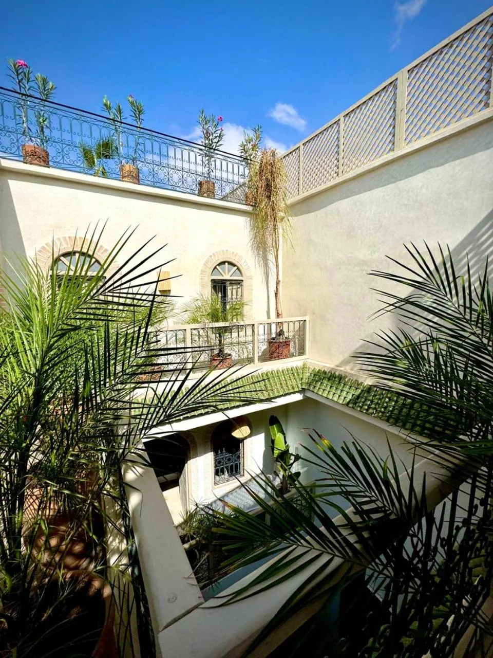 Patio in Riad Dollar Des Sables & Spa
