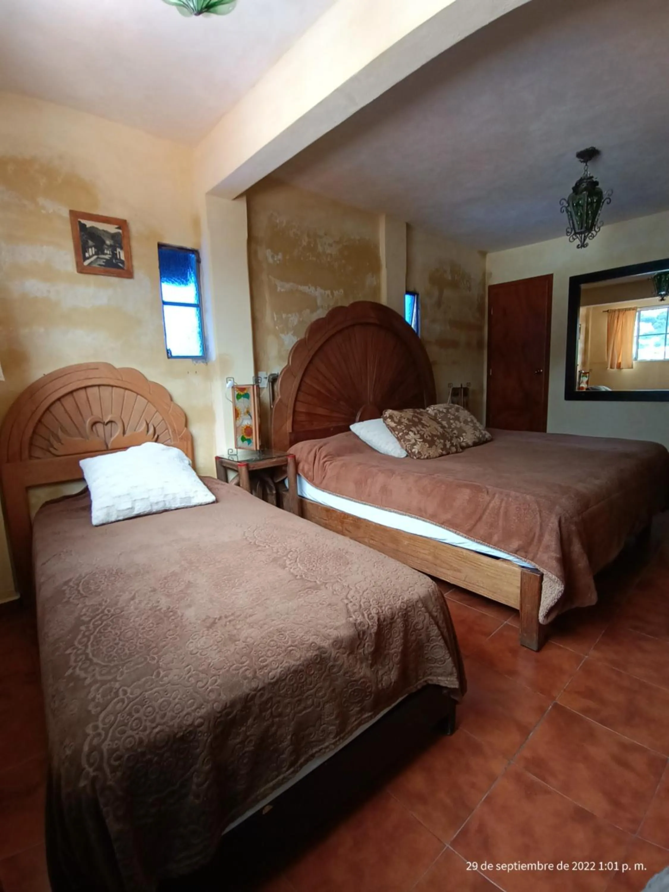 Bed in Hotel Posada Spa Antigua Casa Hogar