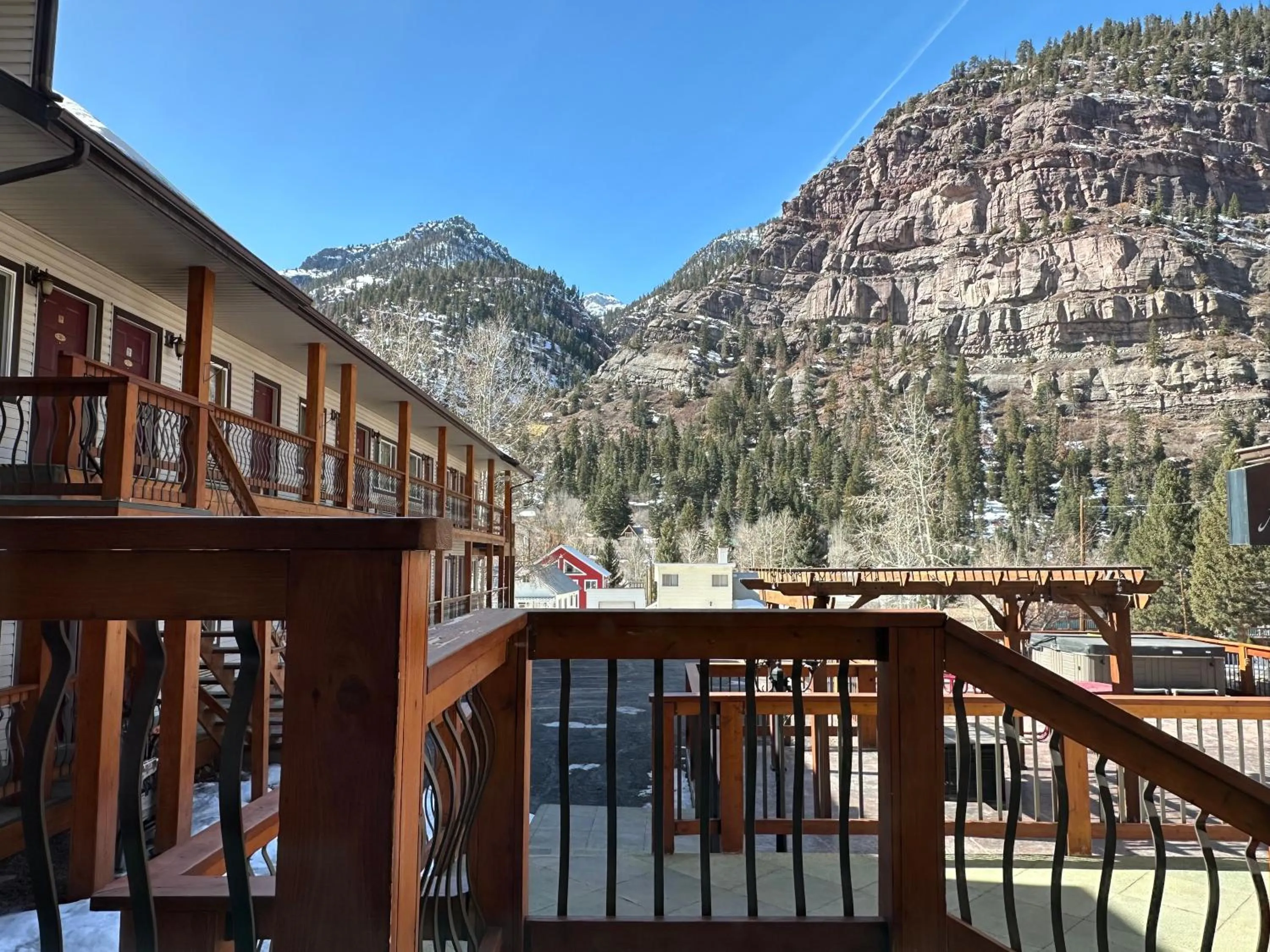 Balcony/Terrace in Matterhorn Inn Ouray