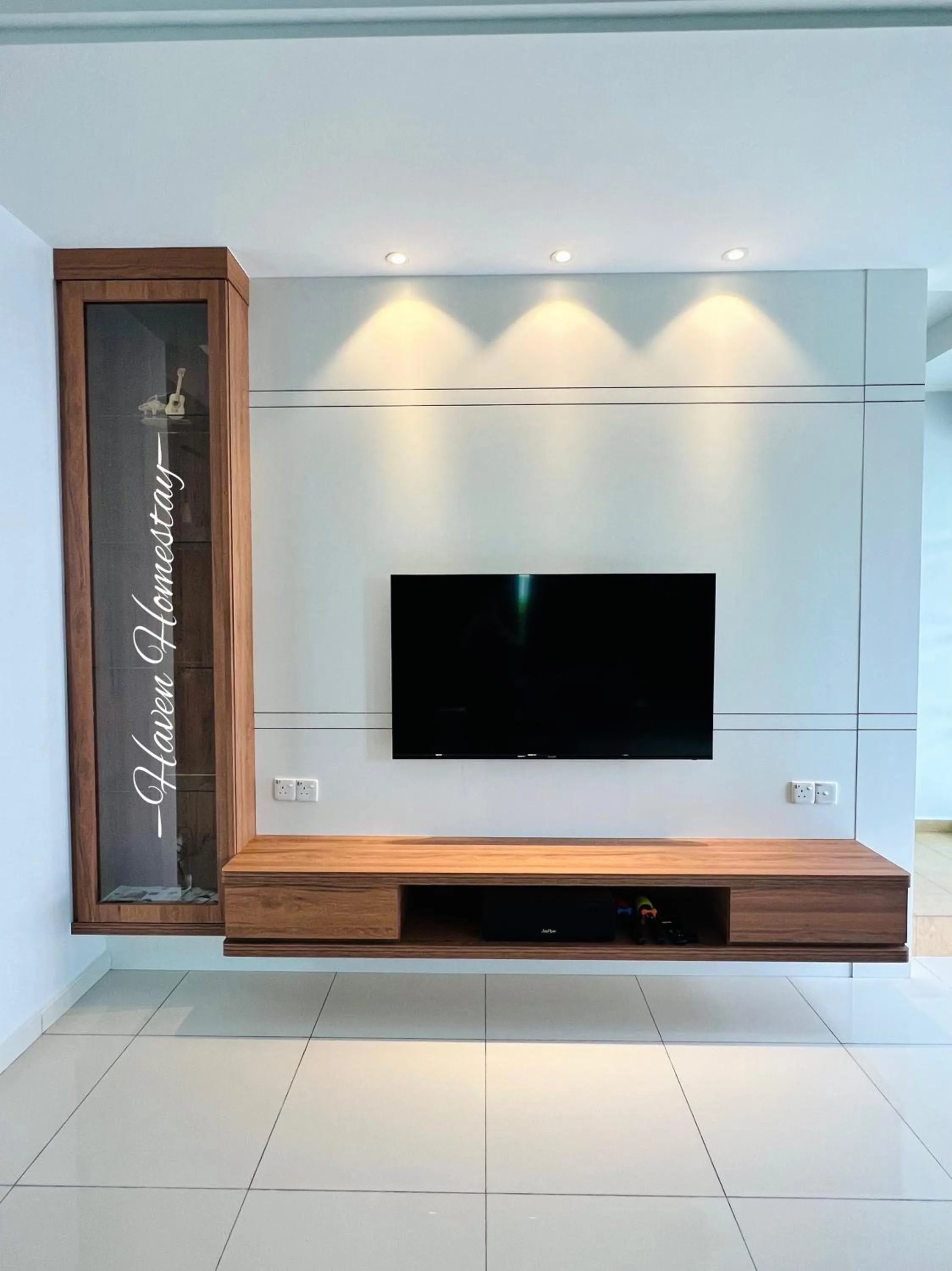 TV and multimedia in Haven Homestay晶晶屋 (Brand New Homestay!)