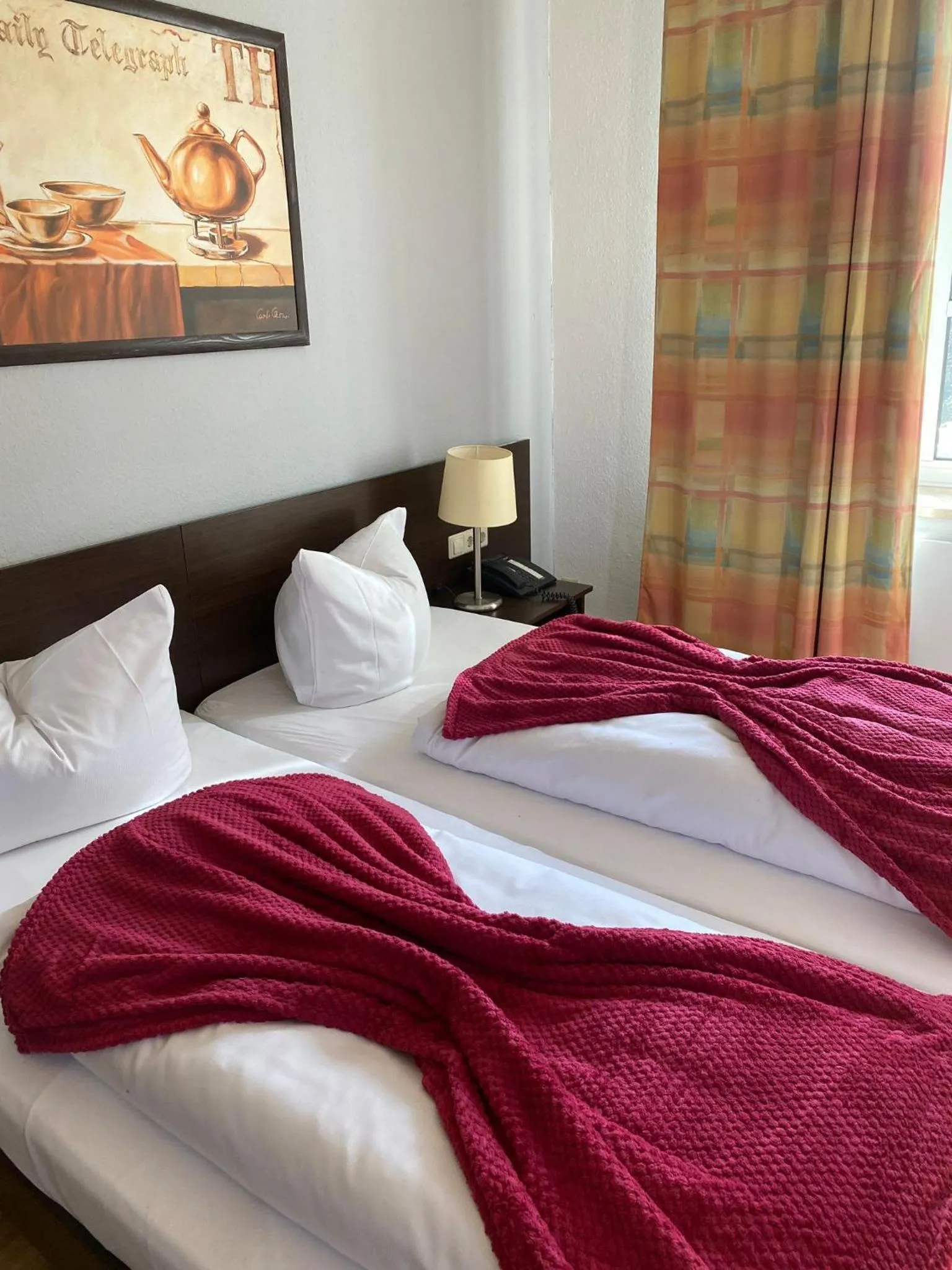 Bedroom, Bed in Hotel Schuetzenhaus Vorsfelde