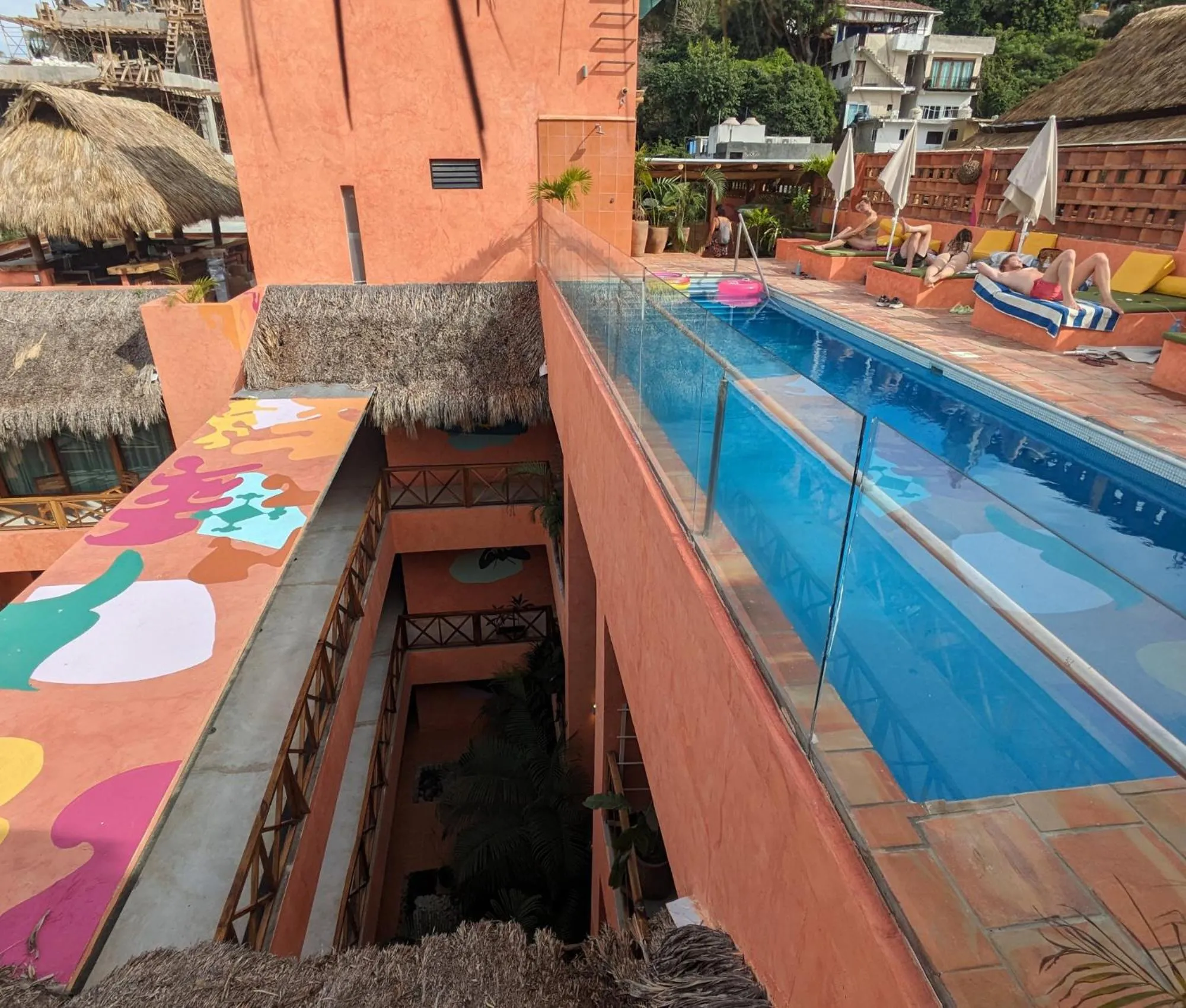 Pool view in Casa Pepe