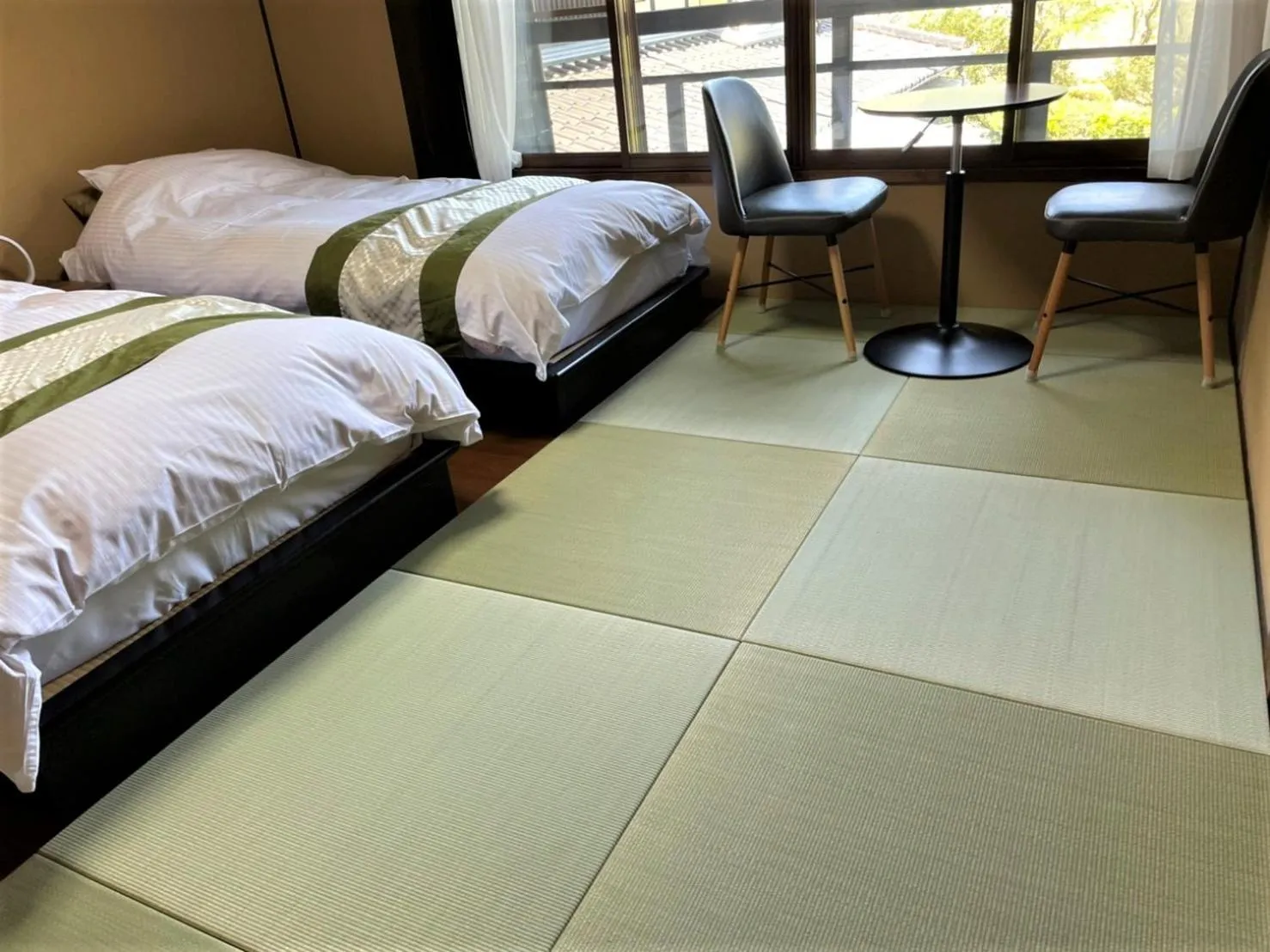 Photo of the whole room, Bed in Sanso Tanaka
