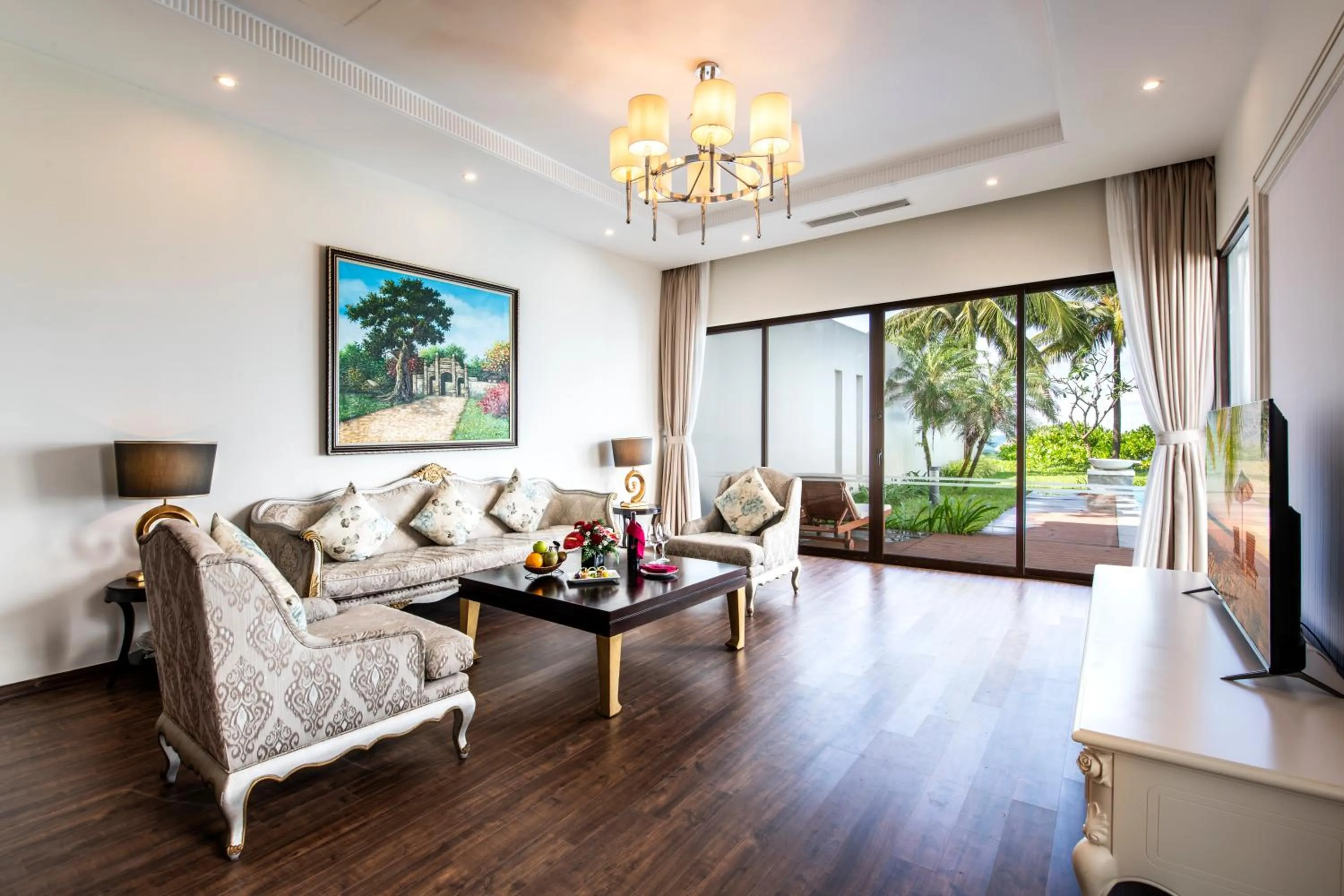 Living room in Vinpearl Resort & Spa Phu Quoc