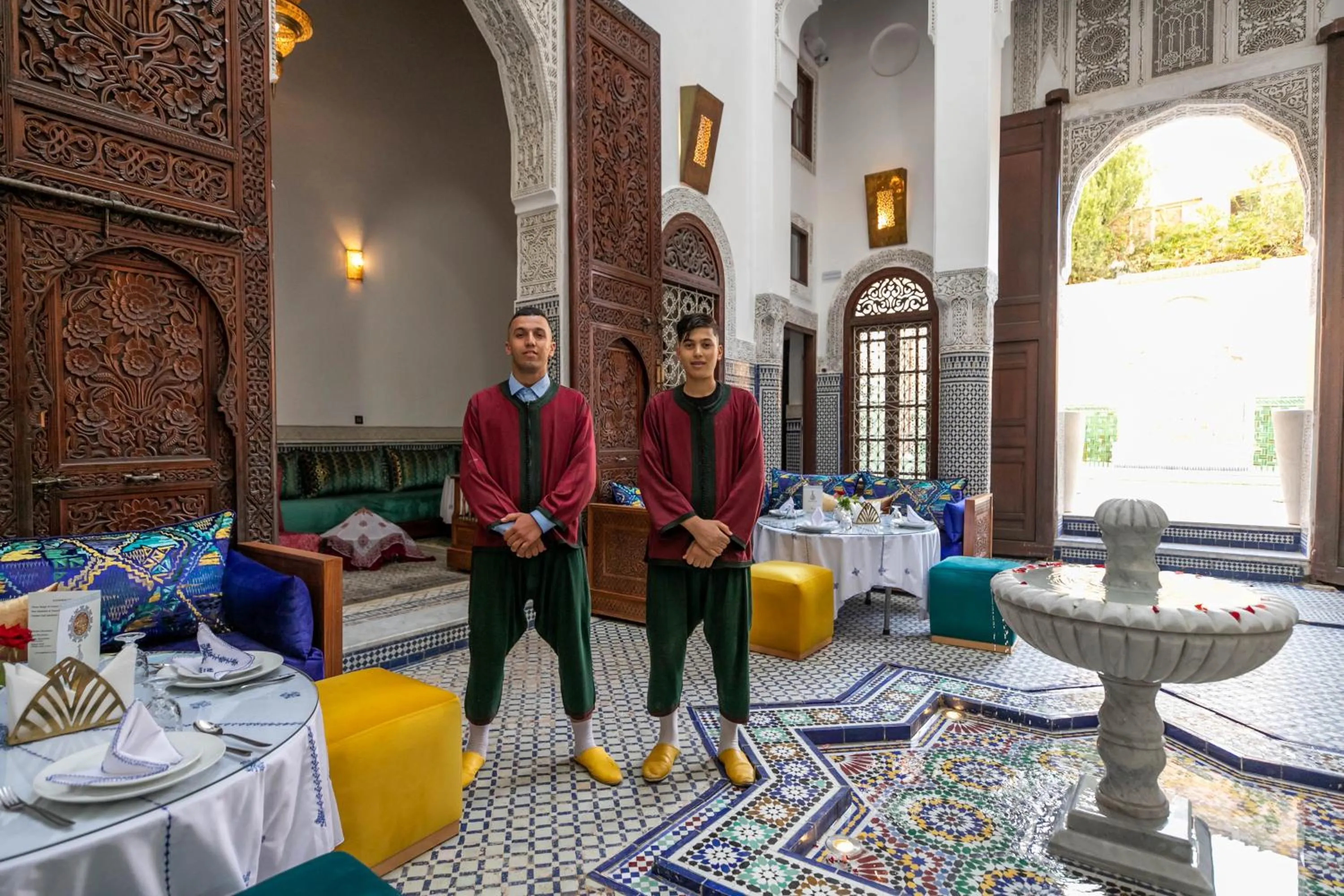 People in Riad Fes Ziyat & Spa