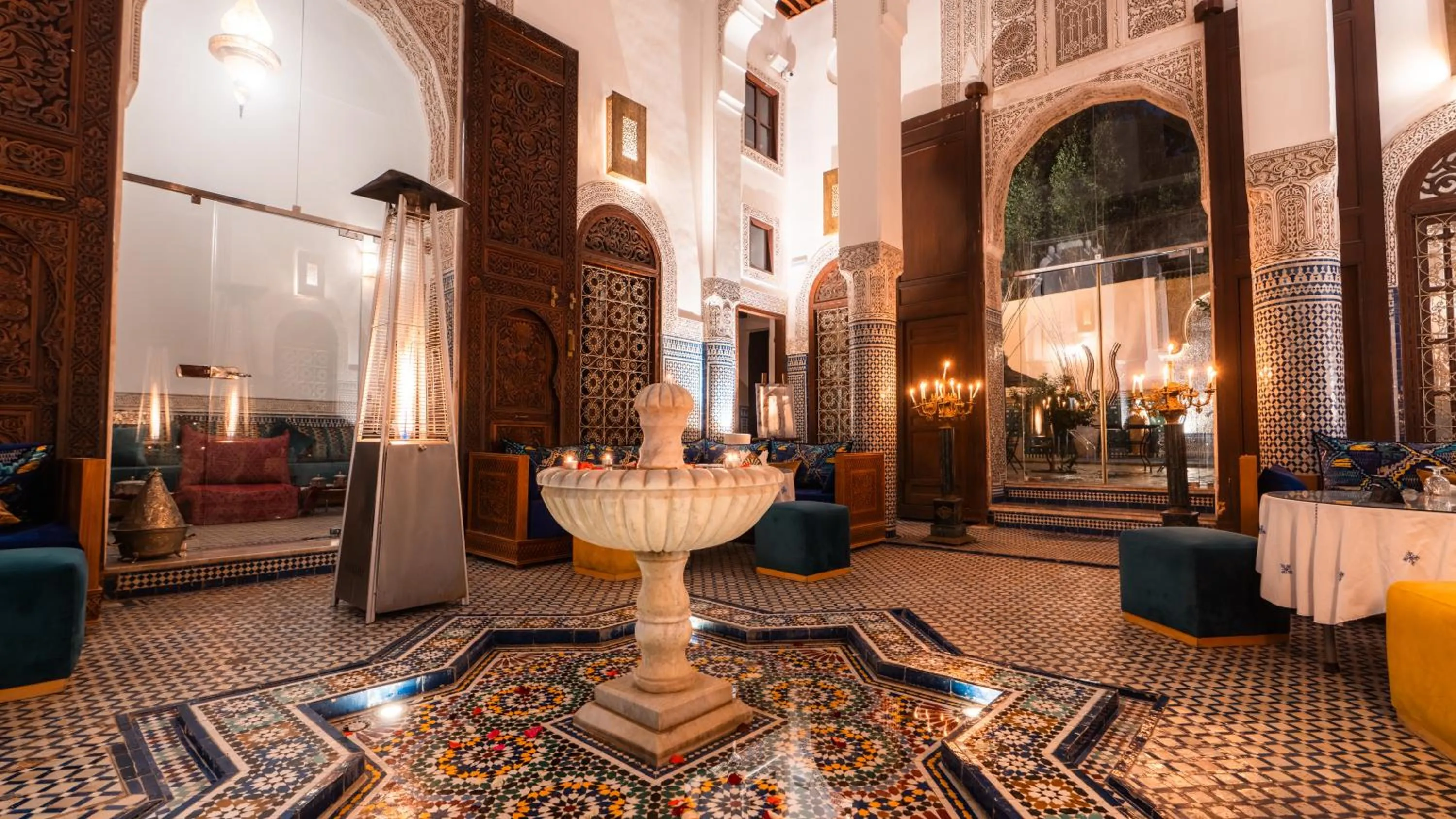 Restaurant/places to eat in Riad Fes Ziyat & Spa