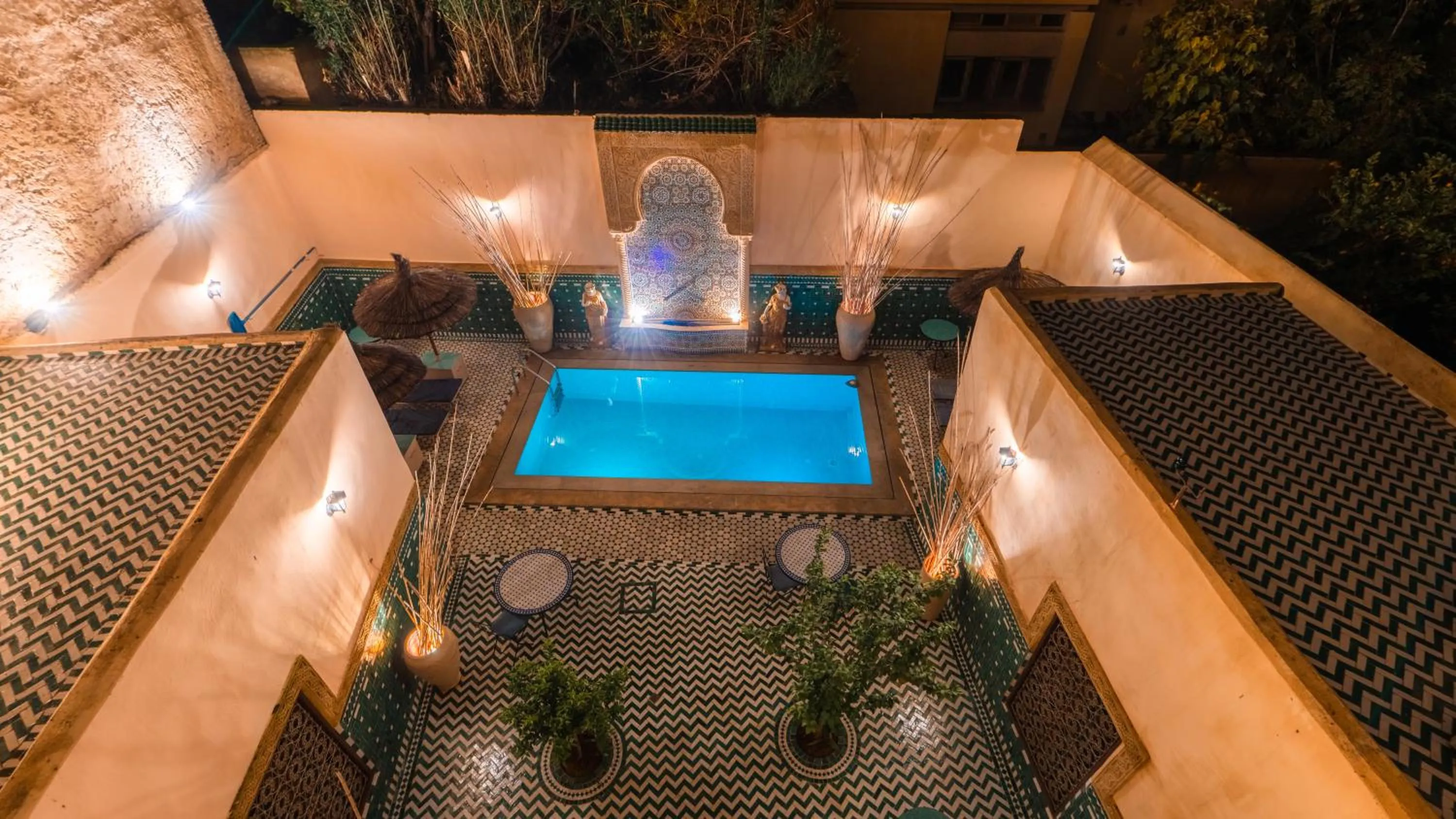 Patio in Riad Fes Ziyat & Spa
