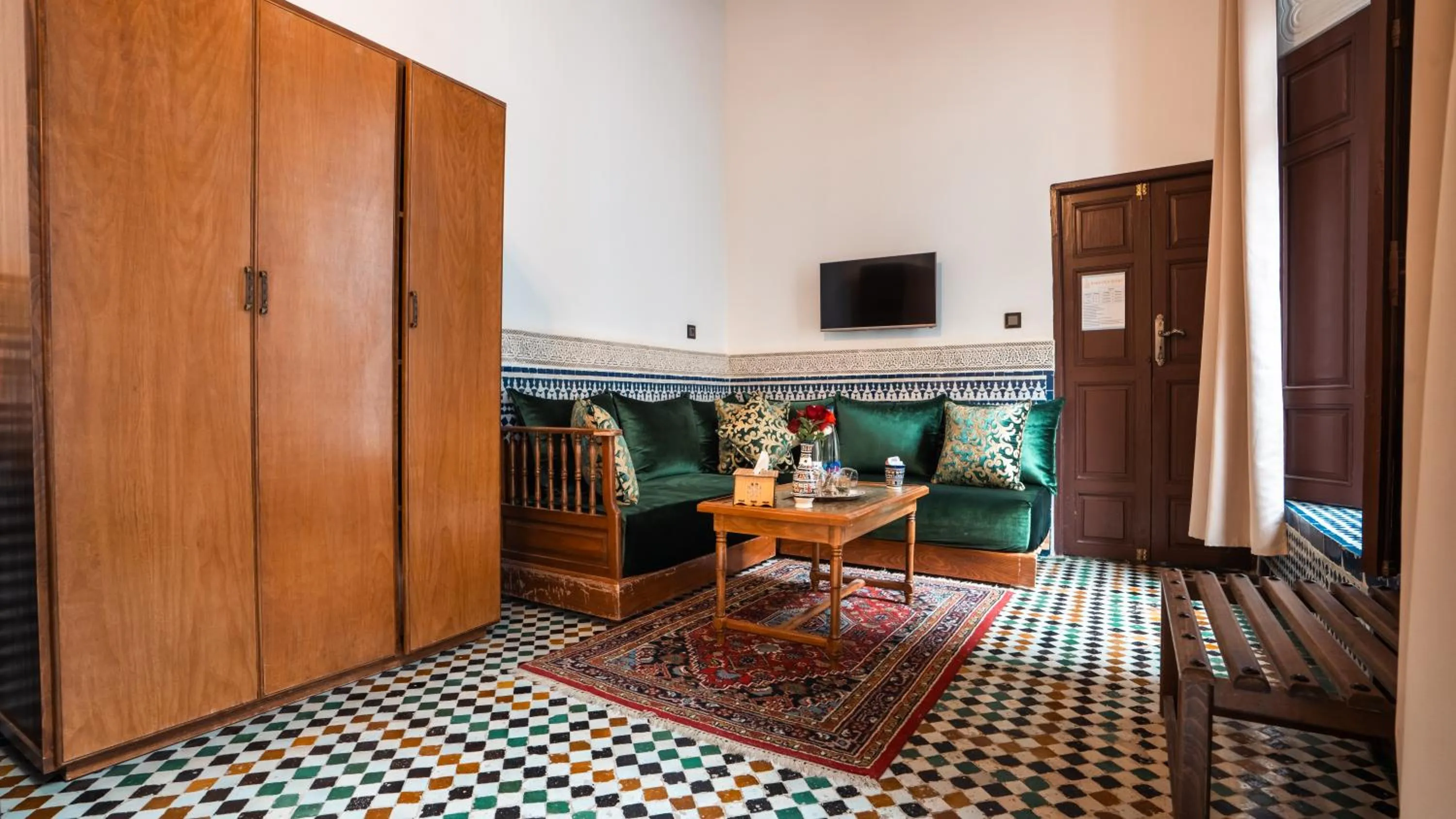 Living room in Riad Fes Ziyat & Spa