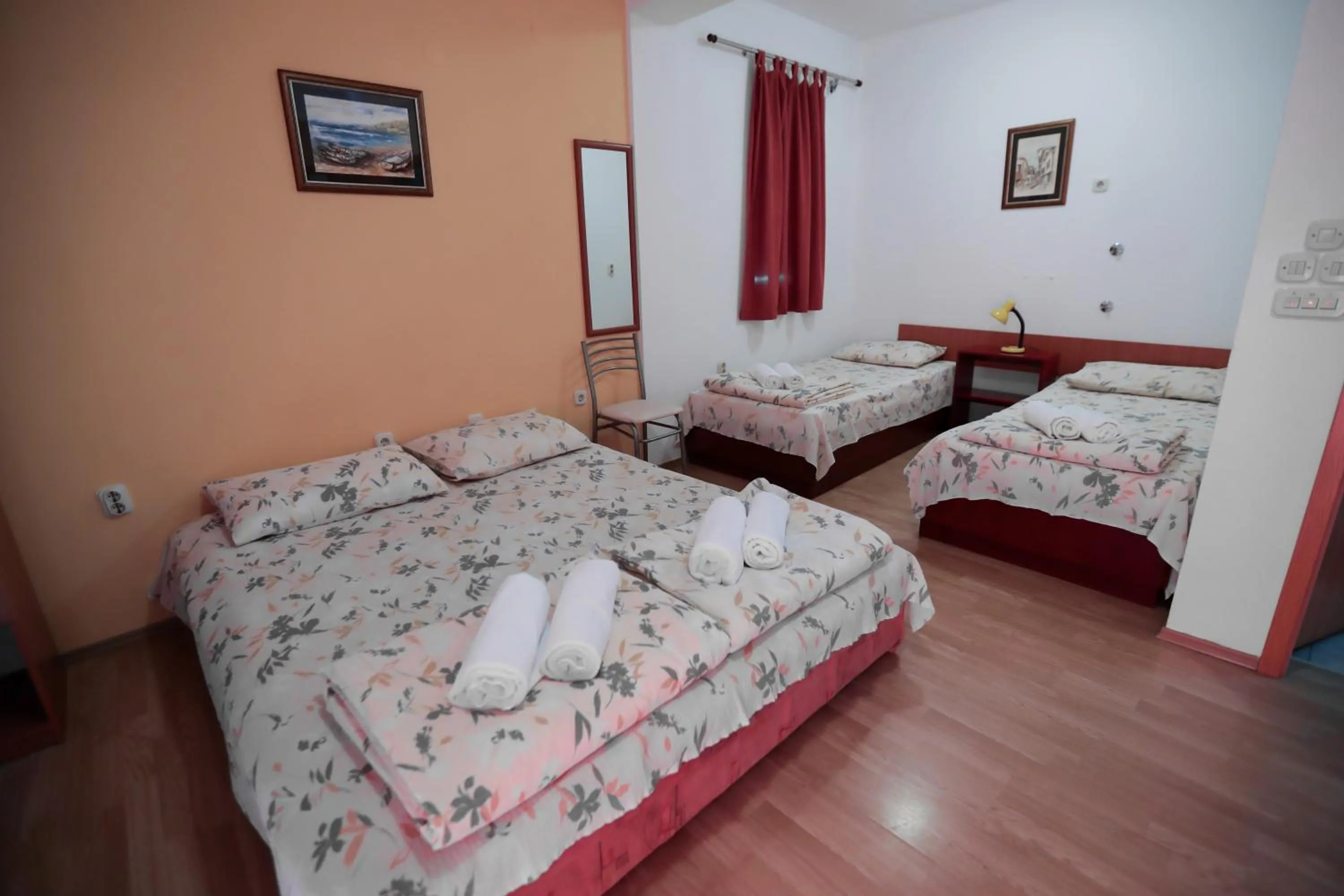 Quadruple Room with Balcony in Bakal Apartments