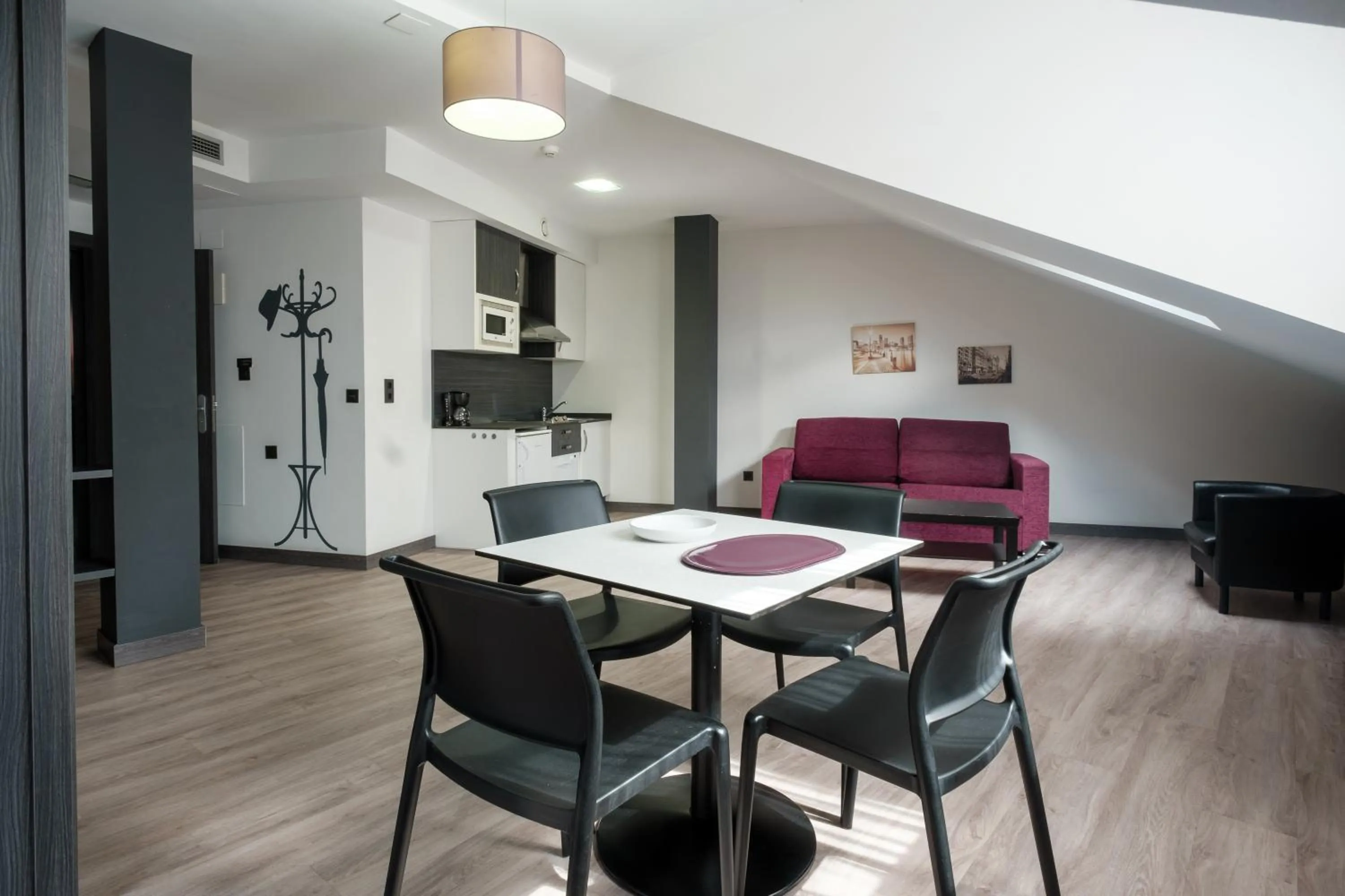 Seating area in Apartamentos Capua