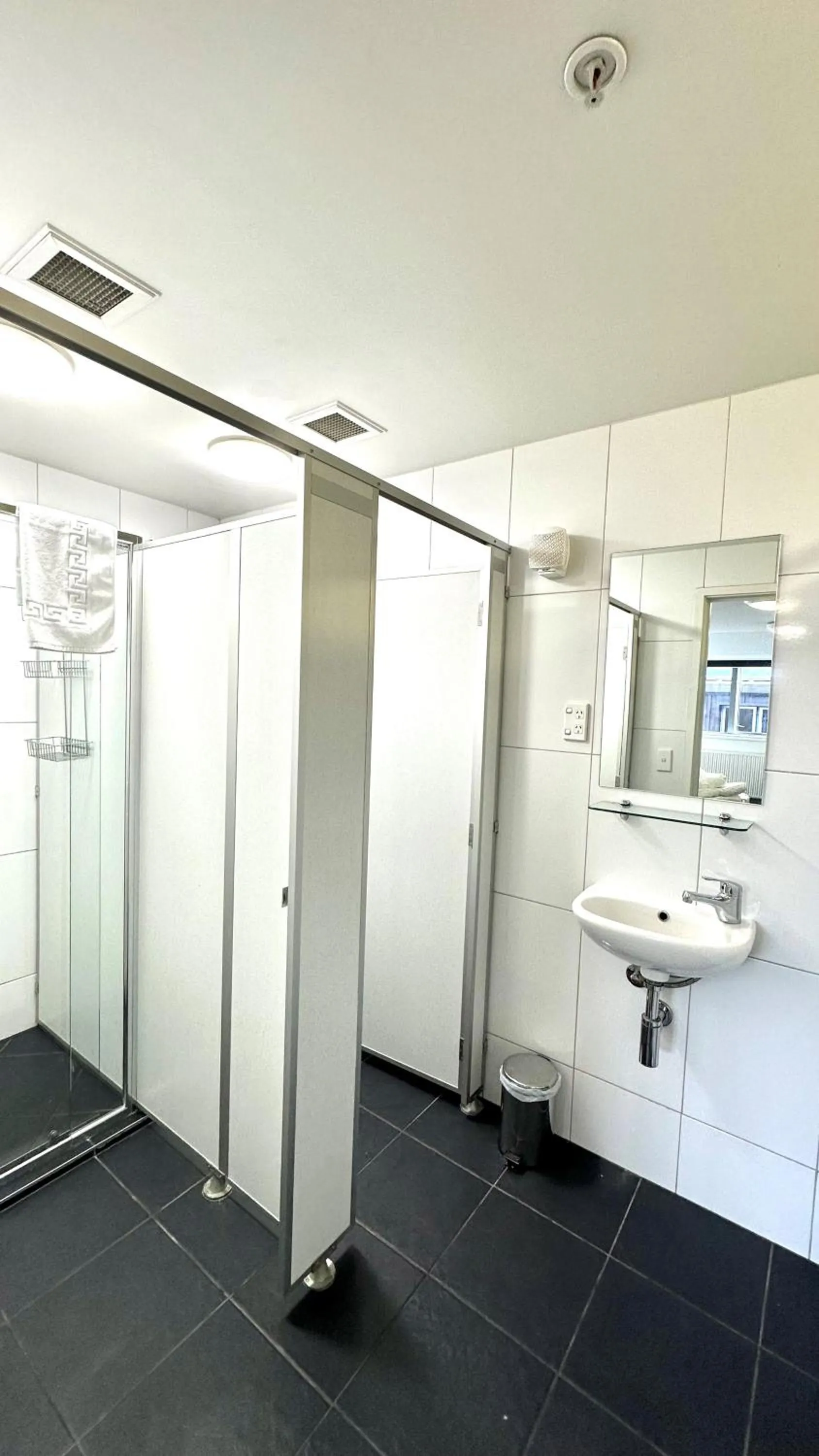 Shower in The Brownston Hostel