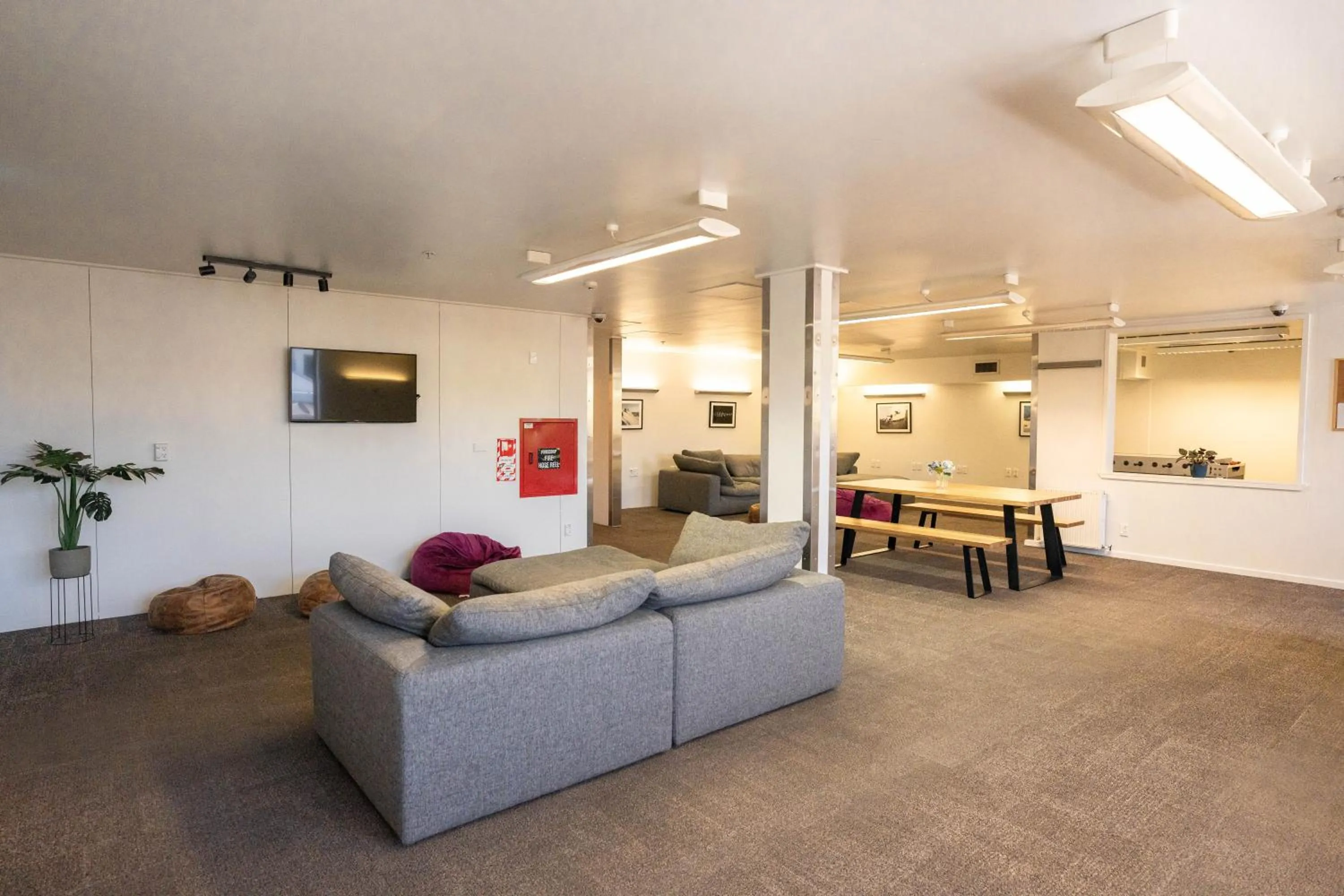 Lobby or reception in The Brownston Hostel