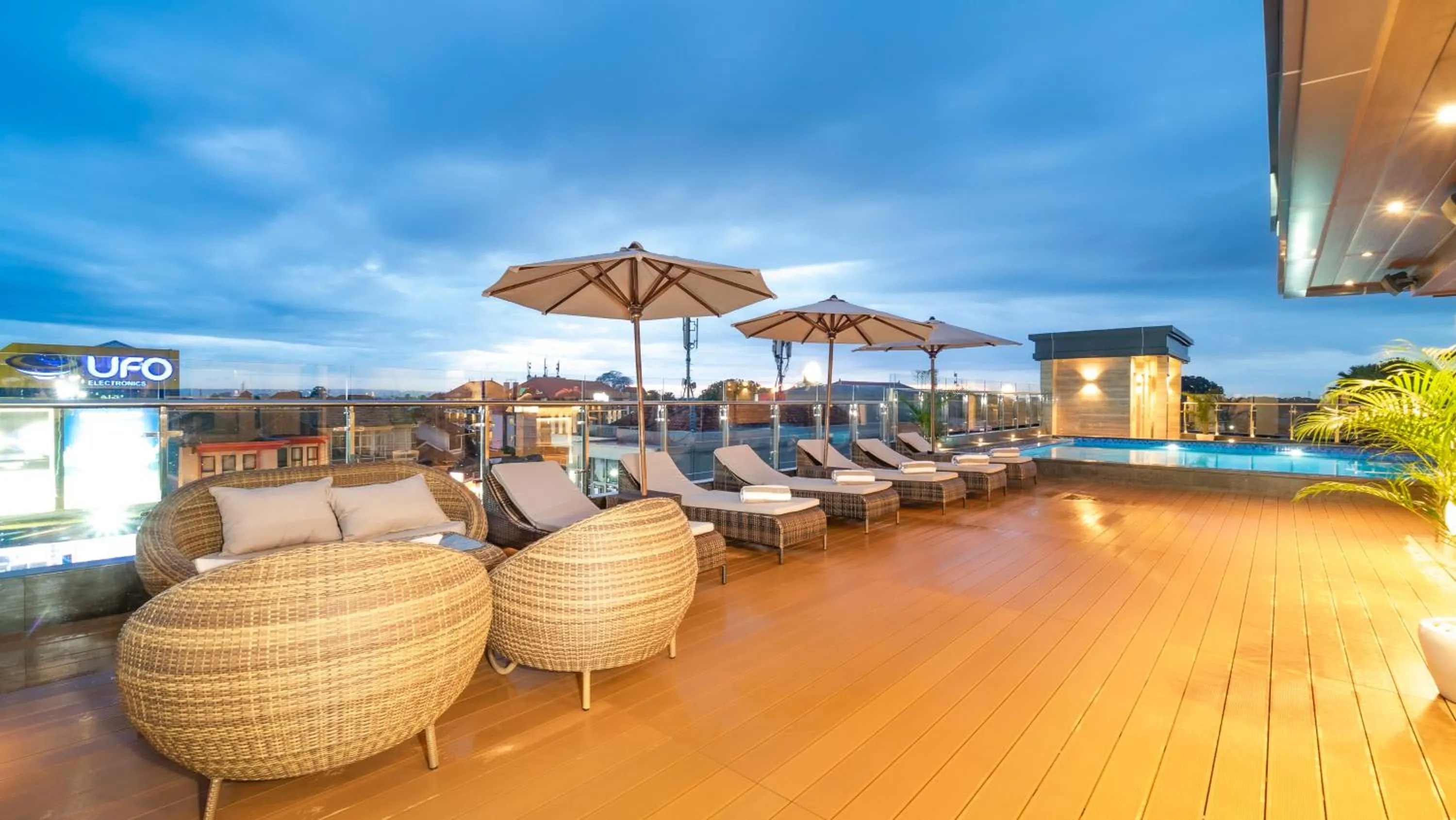 sunbed in City of Aventus Hotel - Denpasar