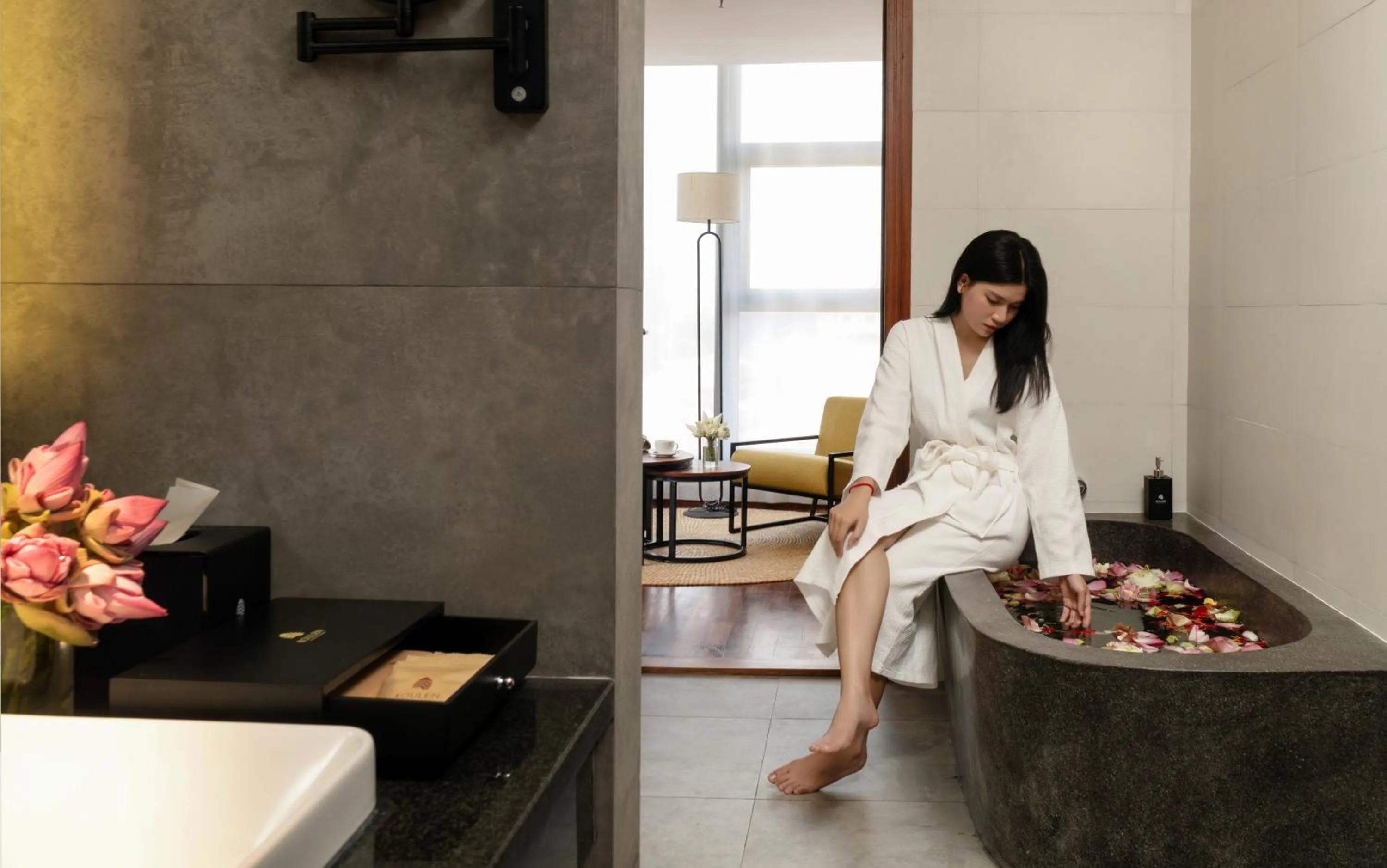 People in Koulen Central Hotel