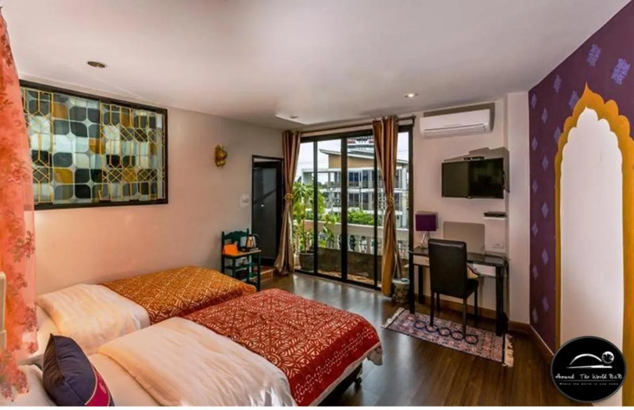 Bedroom, Bed in Around The World Bed and Breakfast