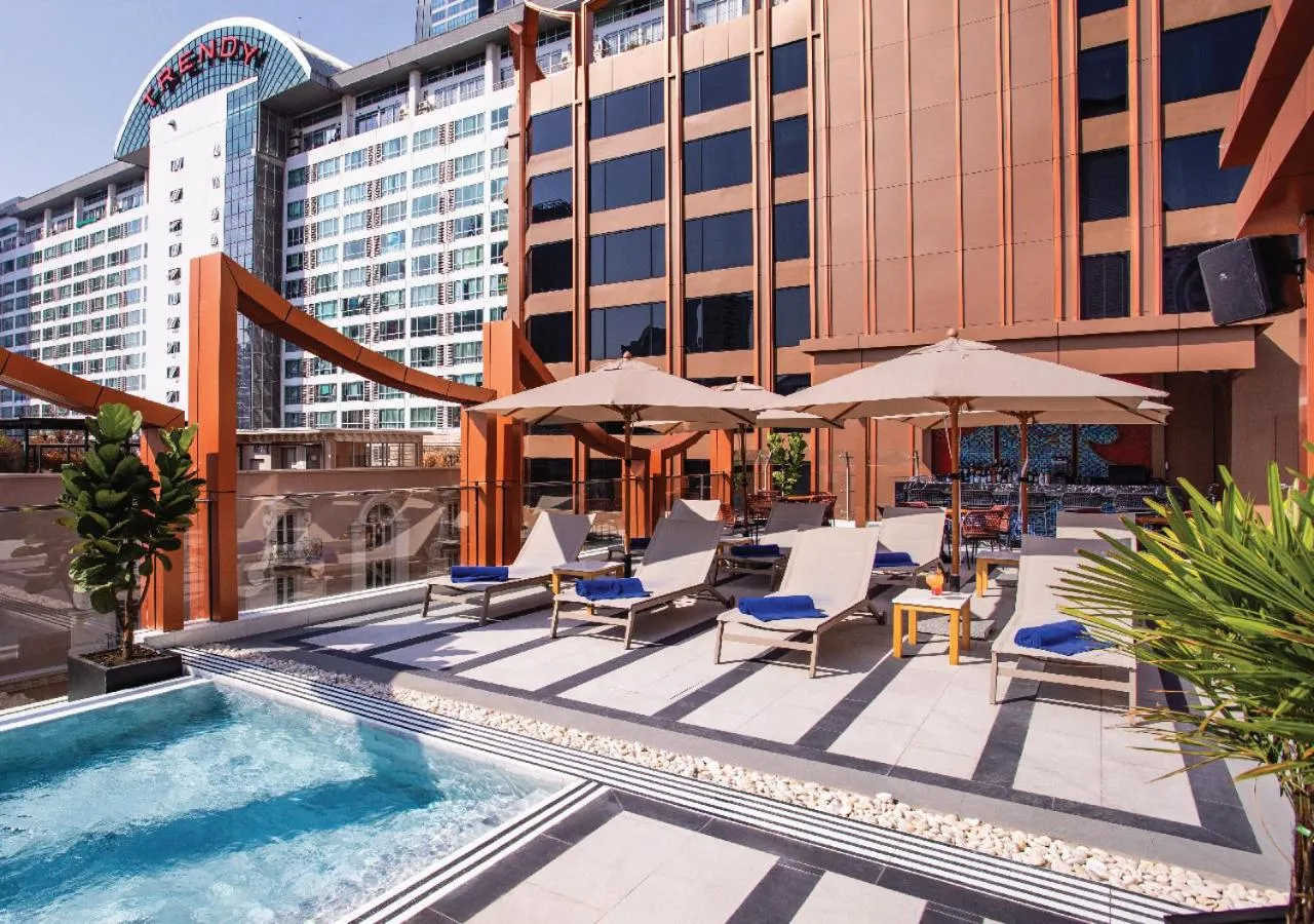 Pool view in SAMALA Hotel Bangkok