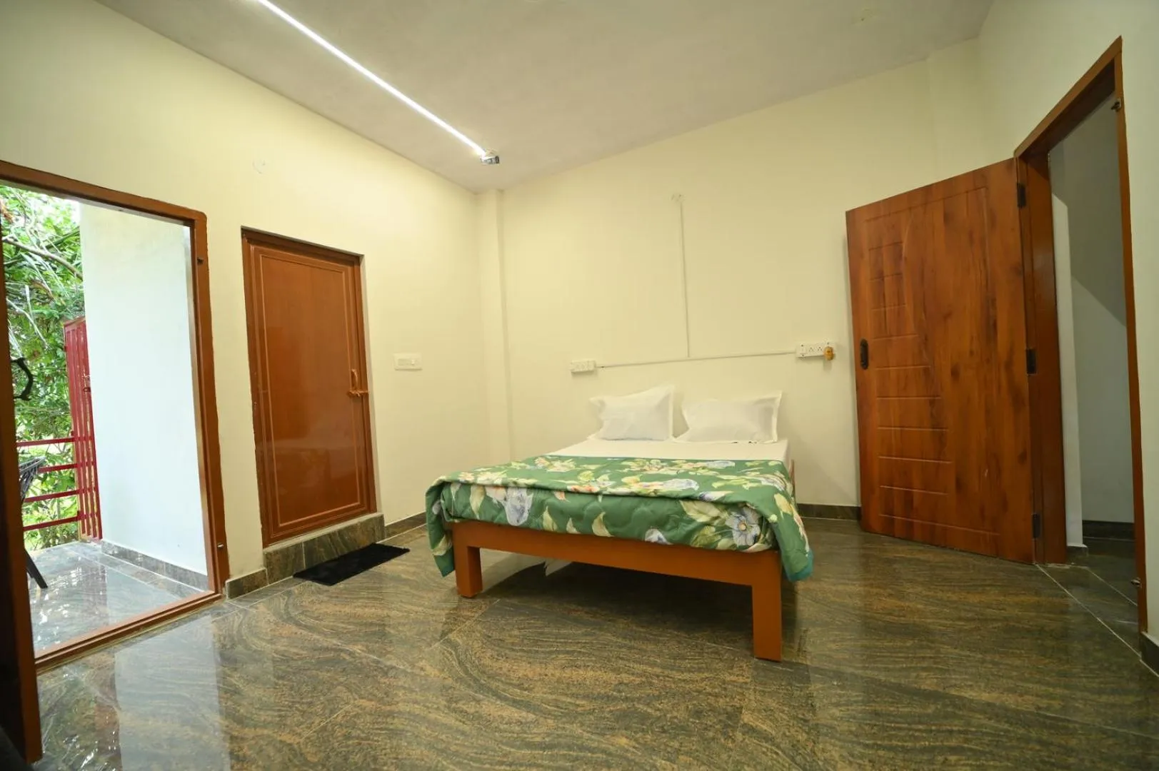 Bed in Coorg HomeStay Resort