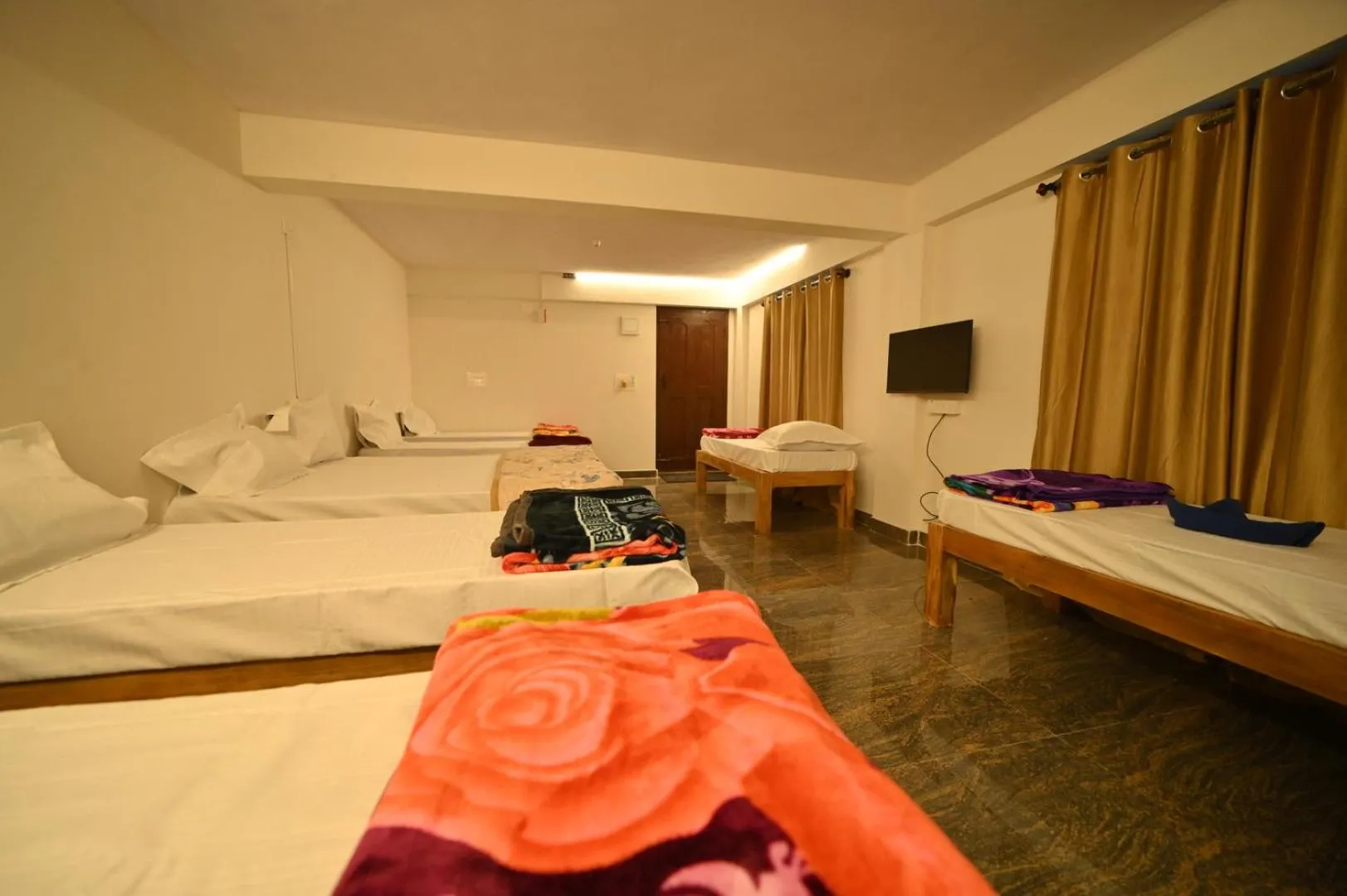 Bed in Coorg HomeStay Resort