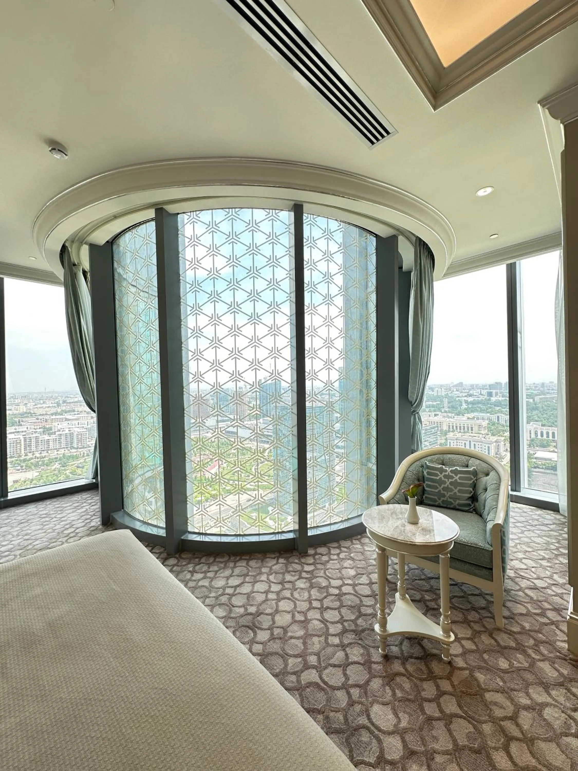 View (from property/room), Bed in T-CITY PRESIDENTIAL HOTEL