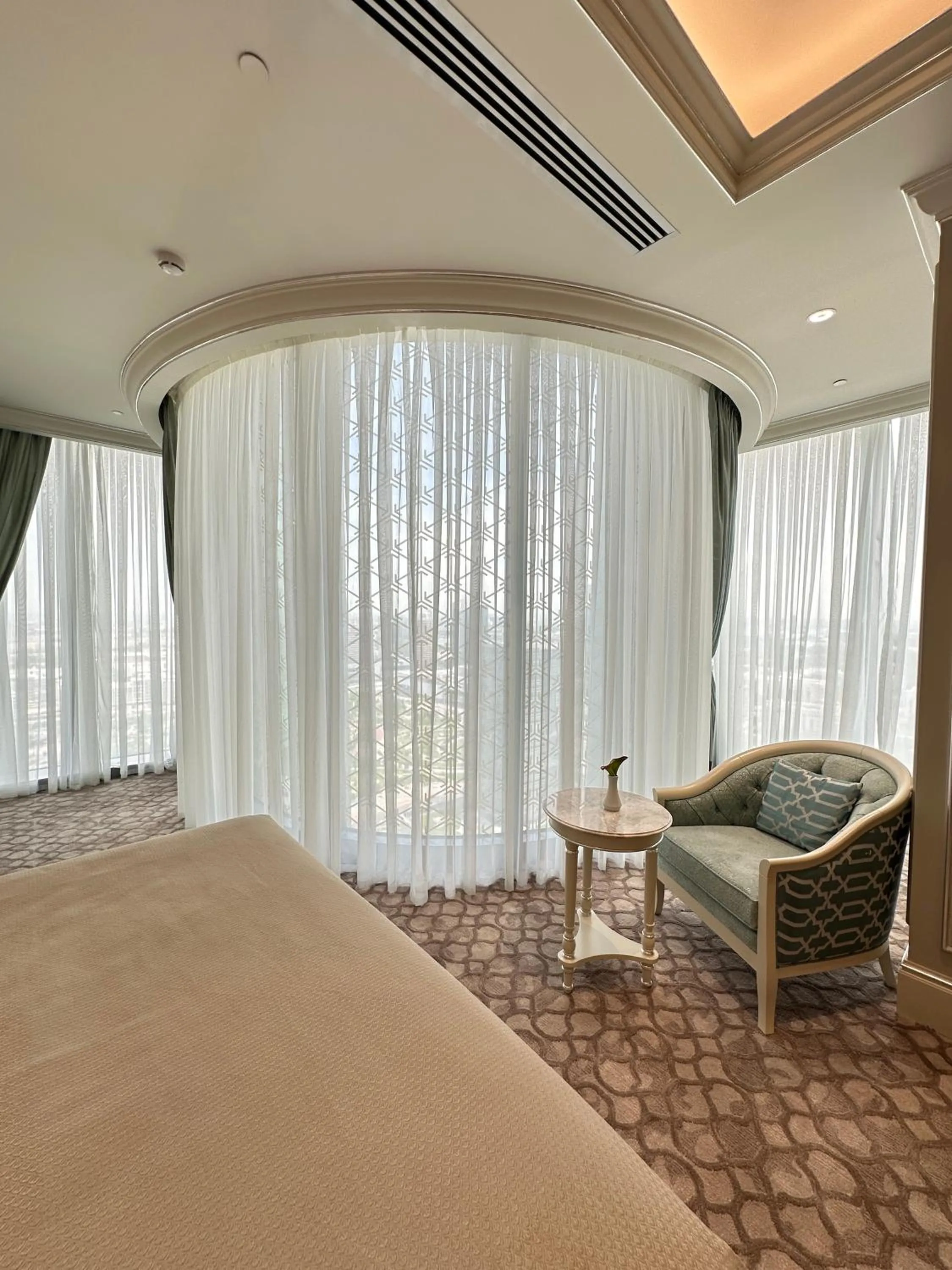 View (from property/room), Bed in T-CITY PRESIDENTIAL HOTEL