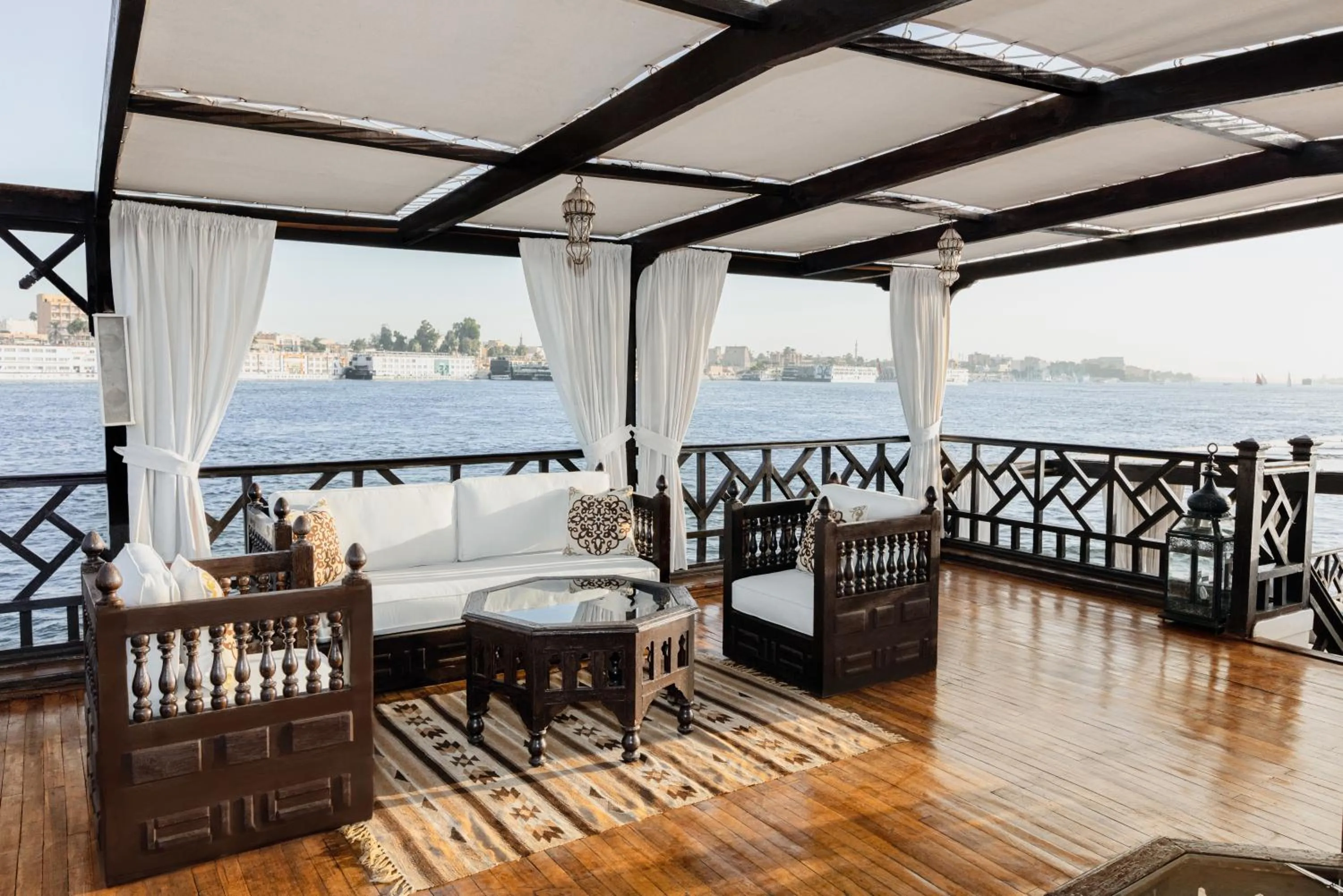 sunbed in Farouz El Nil II Nile Cruise - Every Monday from Luxor for 07 & 05 Nights