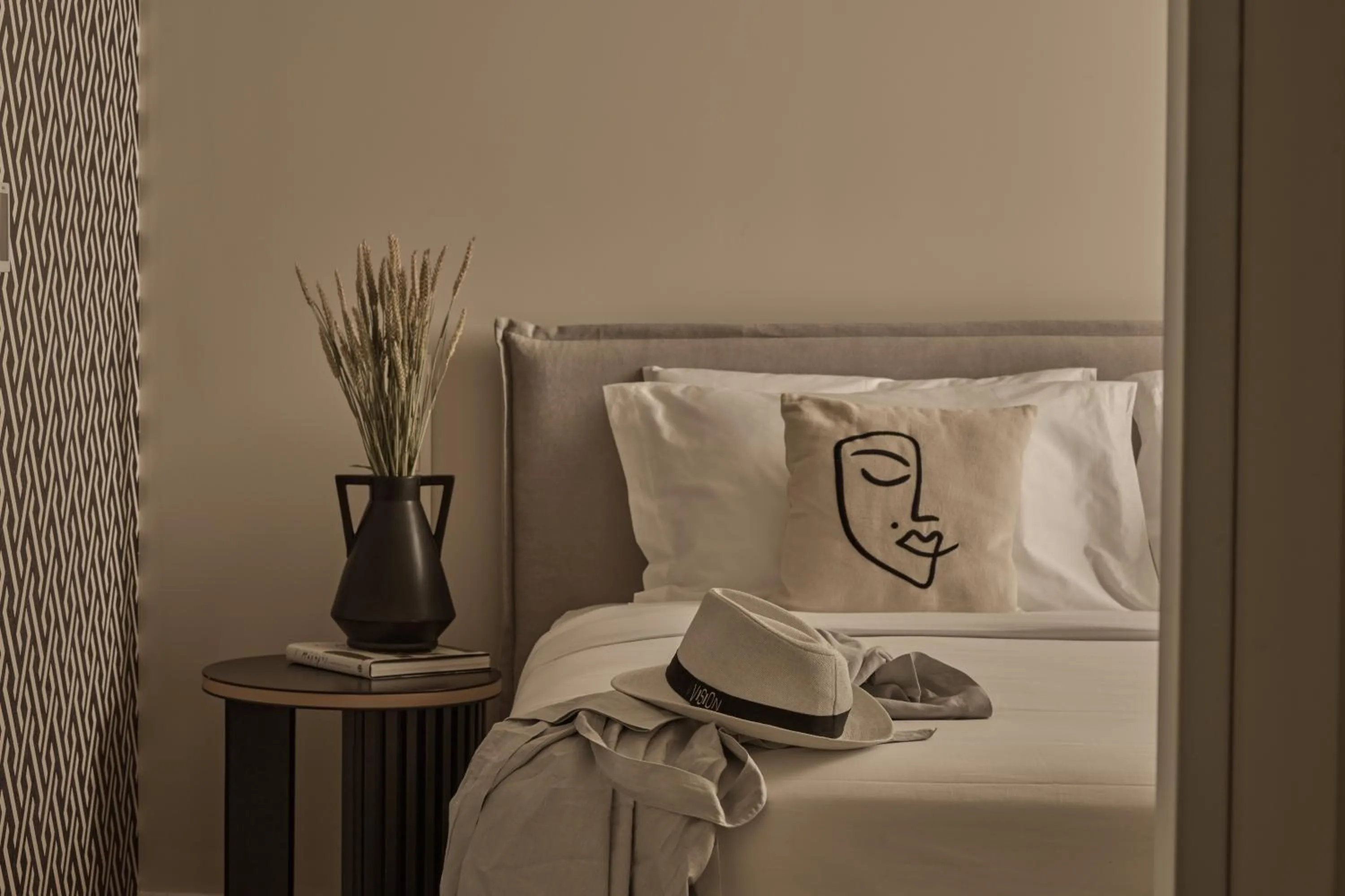 Bed in VISION OMONIA, ATHENS