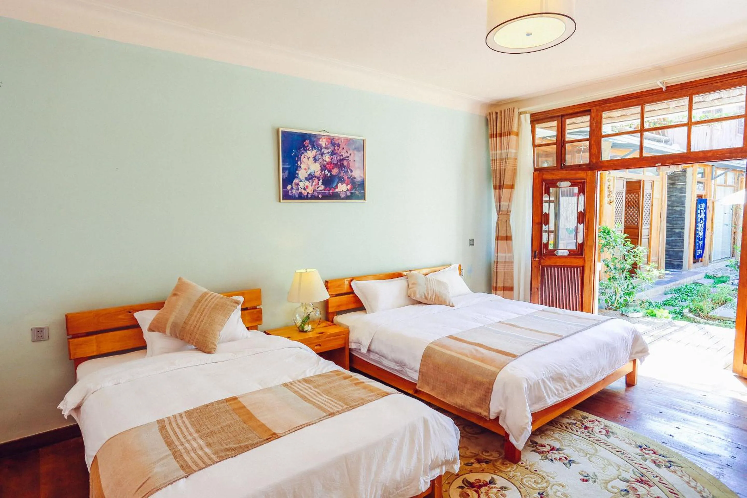 Bedroom, Bed in Cabin 7 Inn