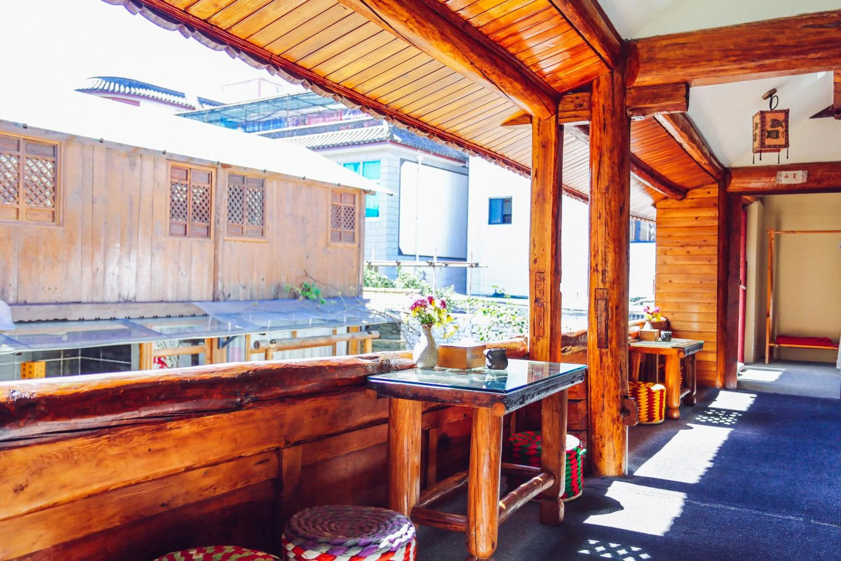 Balcony/Terrace in Cabin 7 Inn