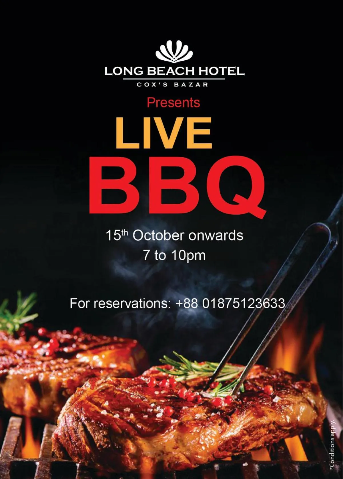 BBQ facilities in Long Beach Hotel