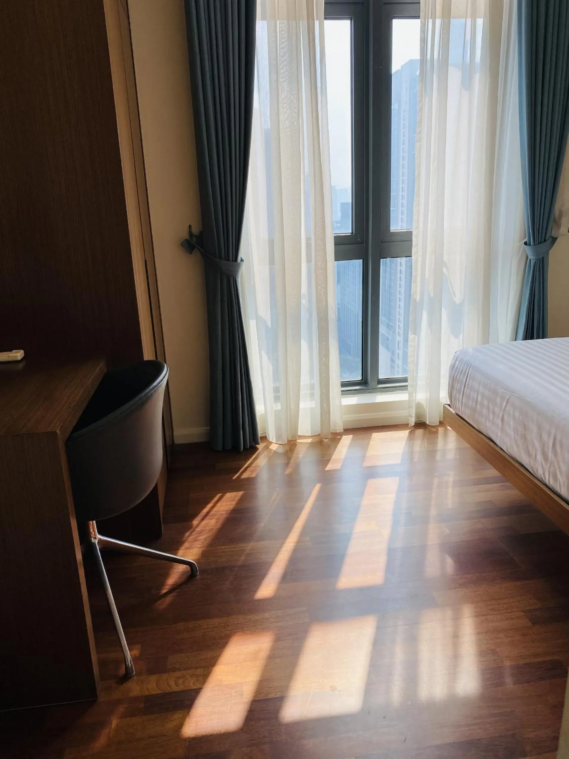 View (from property/room), Bed in Tribeca Serviced Hotel by Millennium