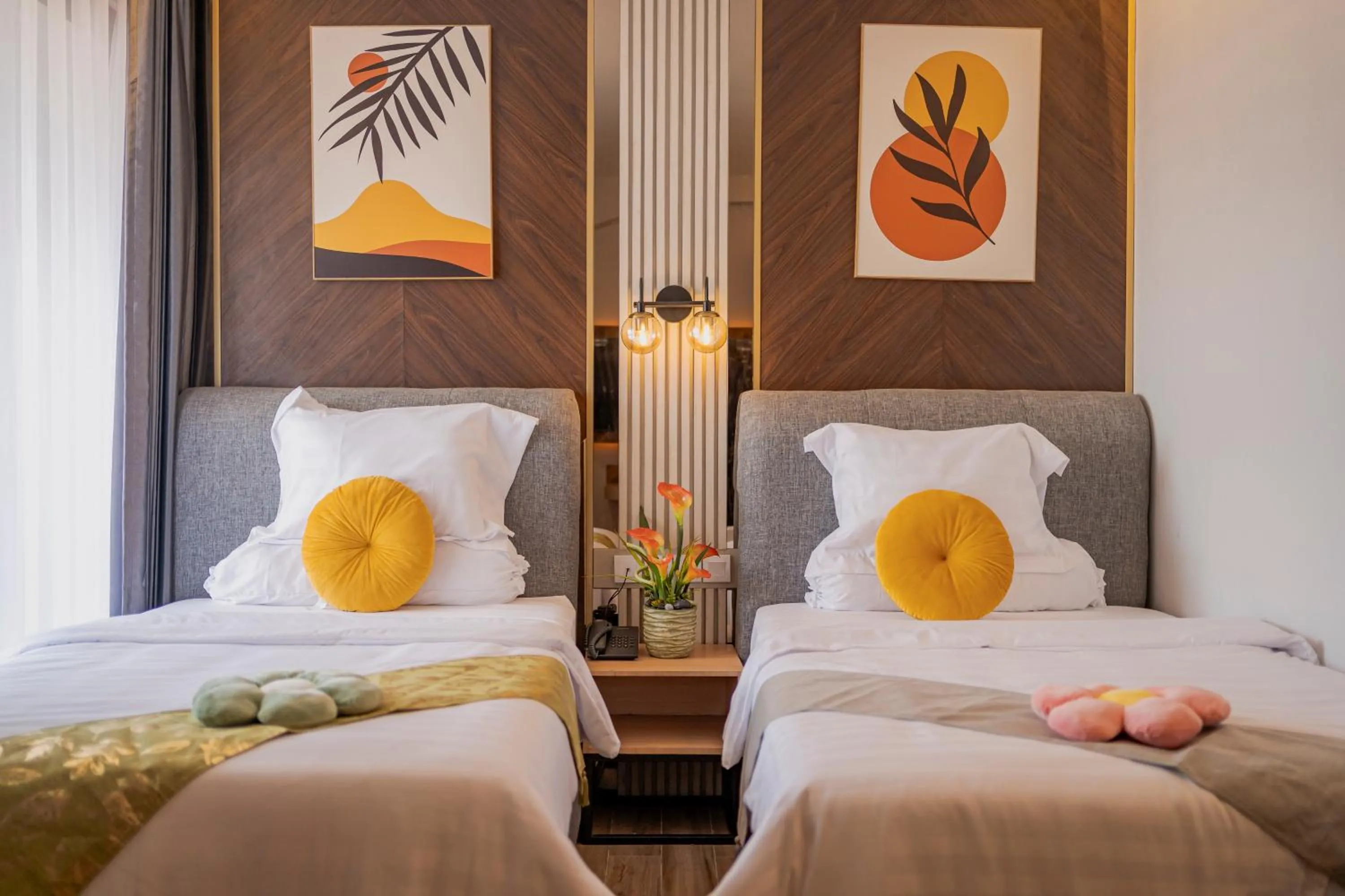 Bed in Stay.vie Hotel