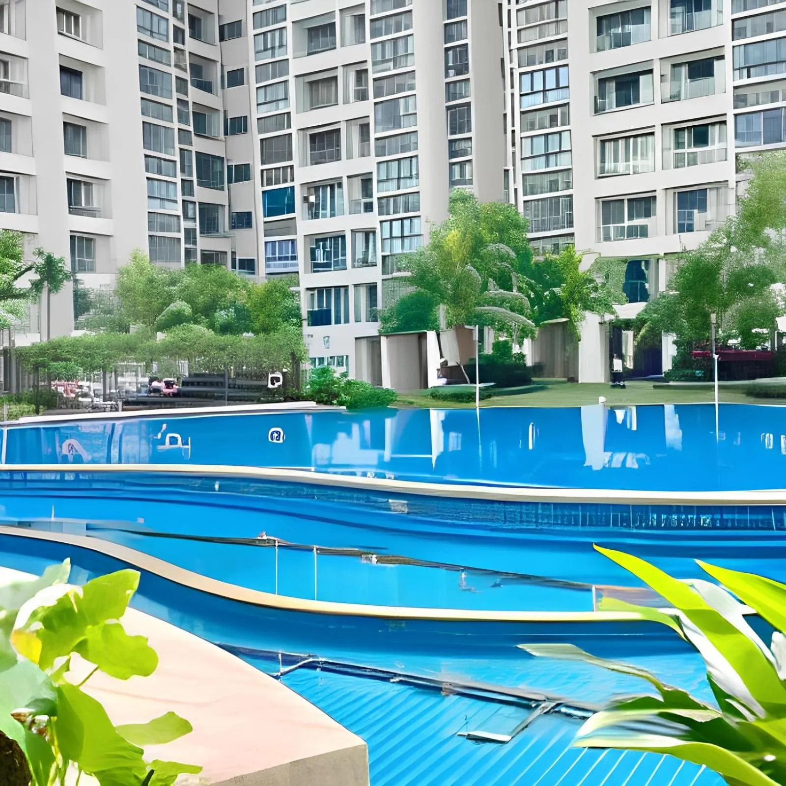 Swimming pool in Cityview 2BR Country Garden Danga Bay - Natol