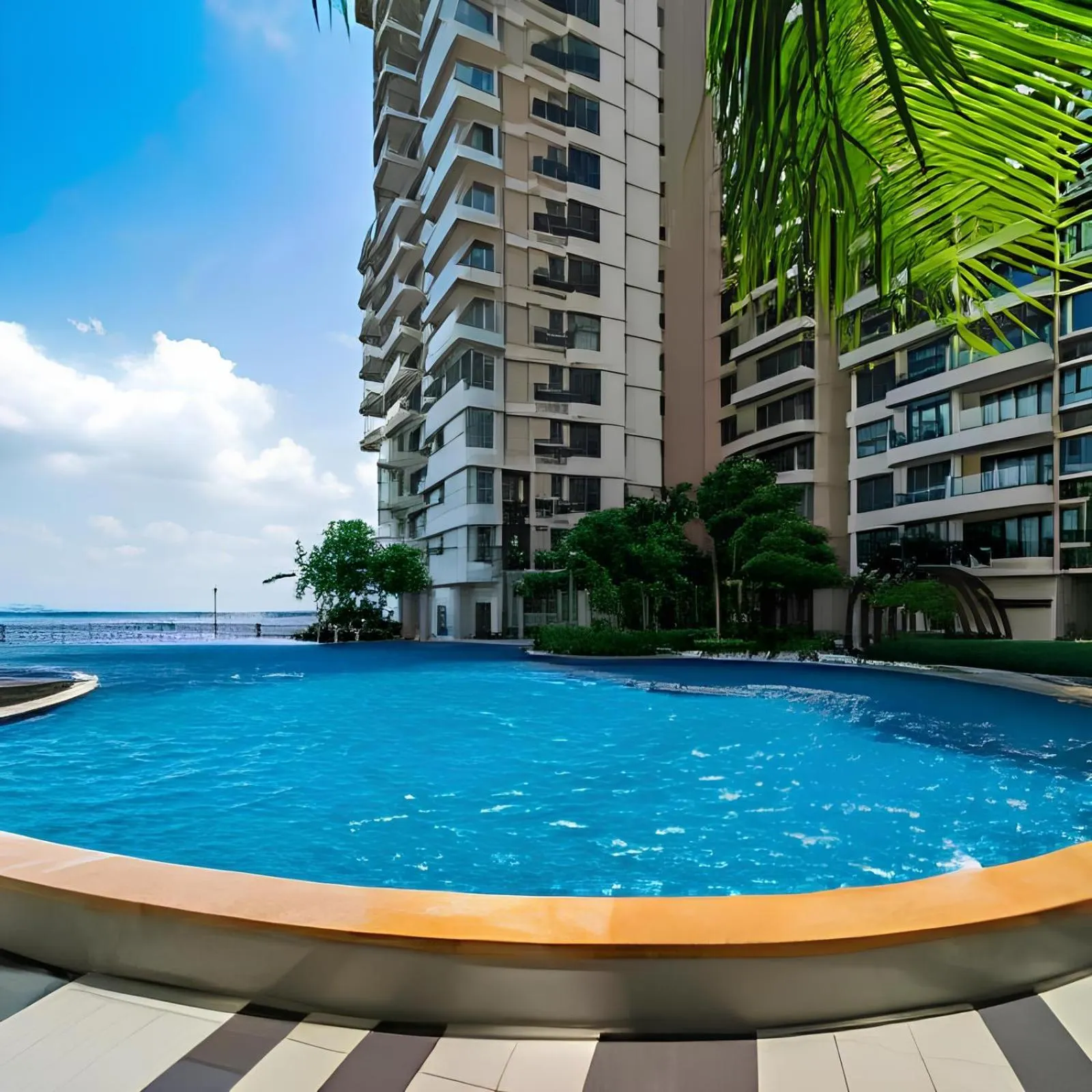 Swimming pool in Cityview 2BR Country Garden Danga Bay - Natol