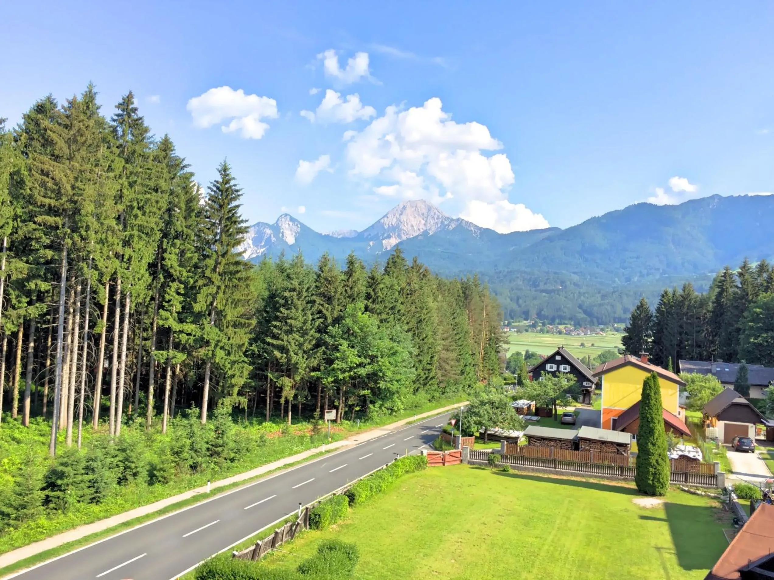 Natural landscape in Karawanken Lodge