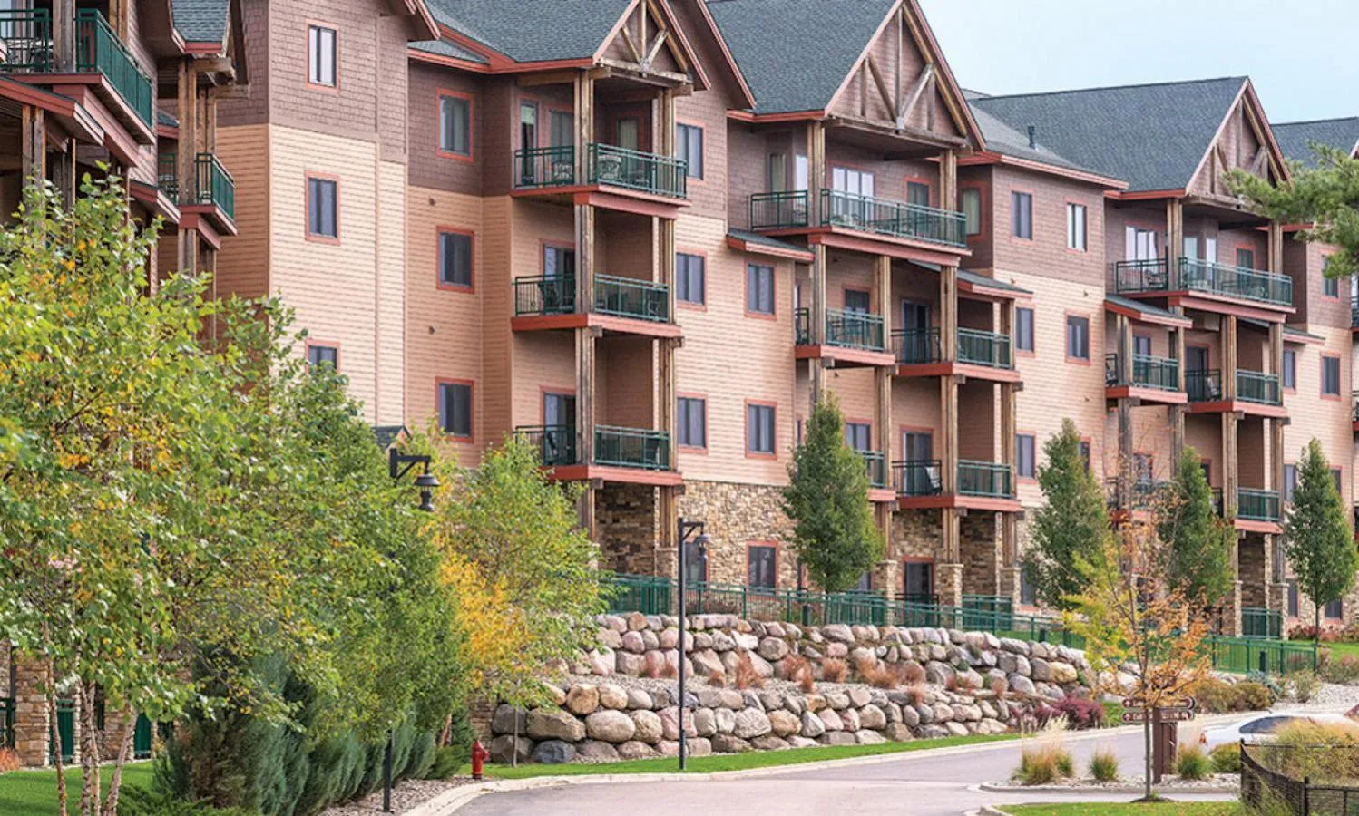 Facade/entrance in Wyndham Glacier Canyon 2 BR