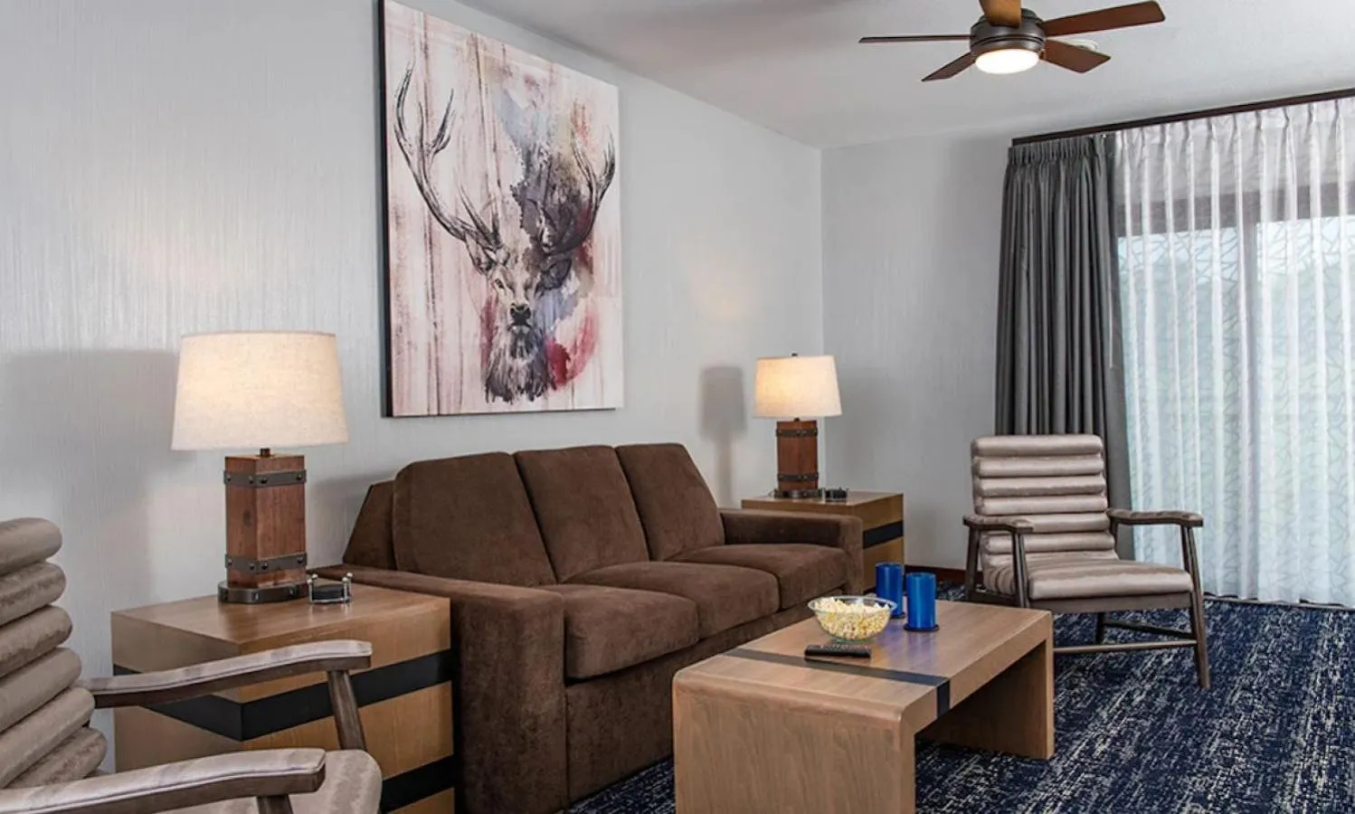 Living room in Wyndham Glacier Canyon 2 BR