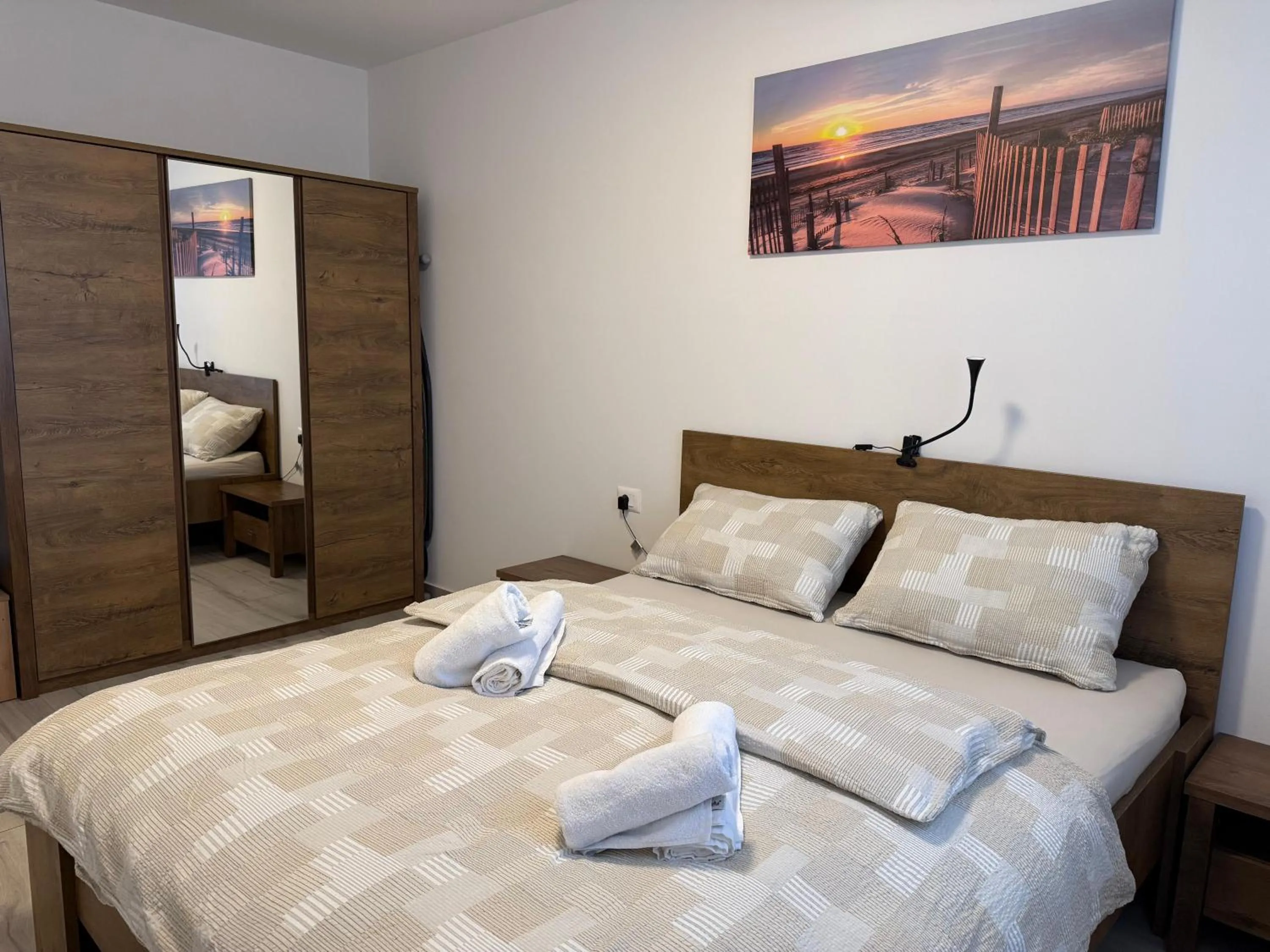 Bed in Apartman Panda - free parking