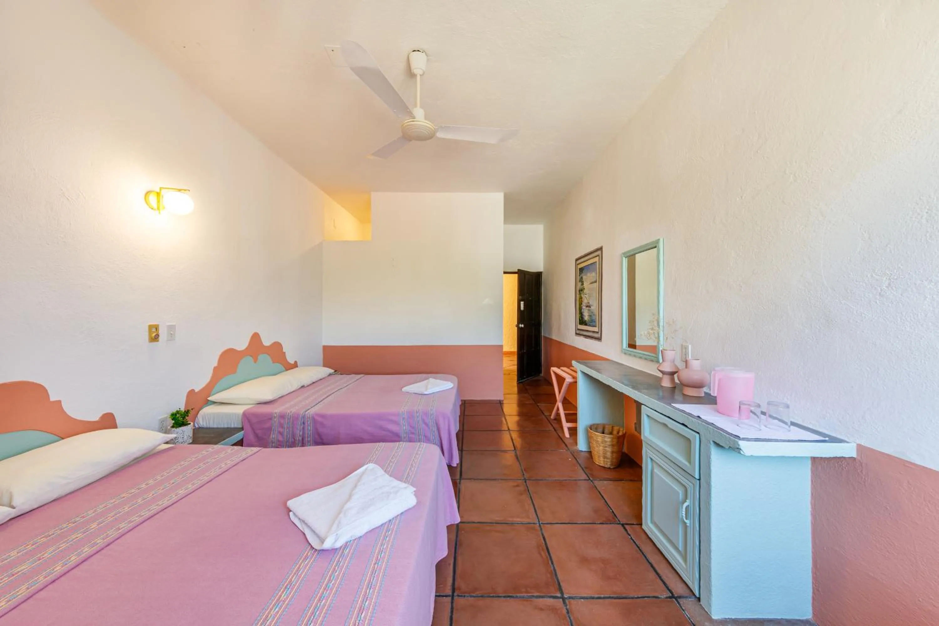 Bed in Hotel Flor de Maria