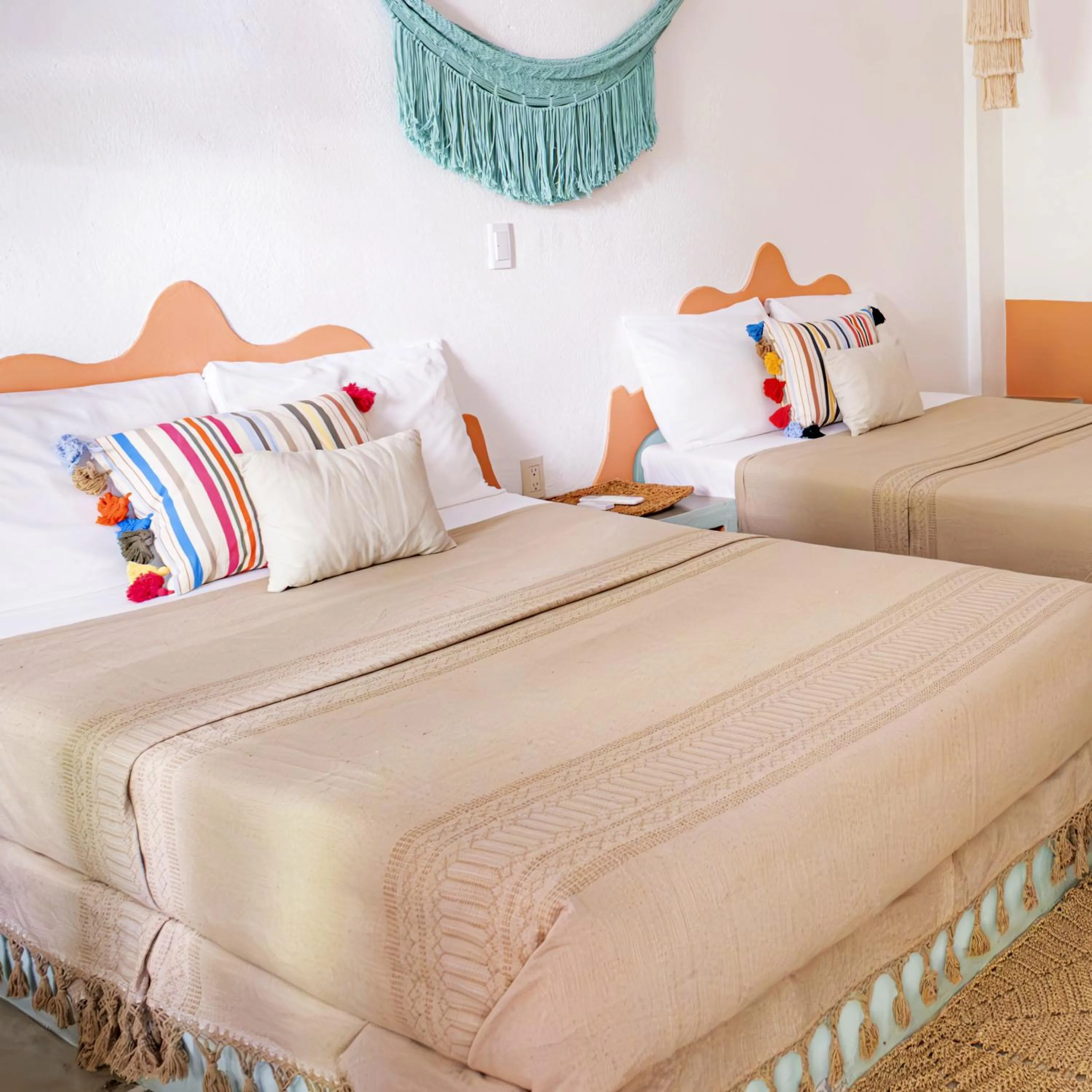 Bed in Hotel Flor de Maria