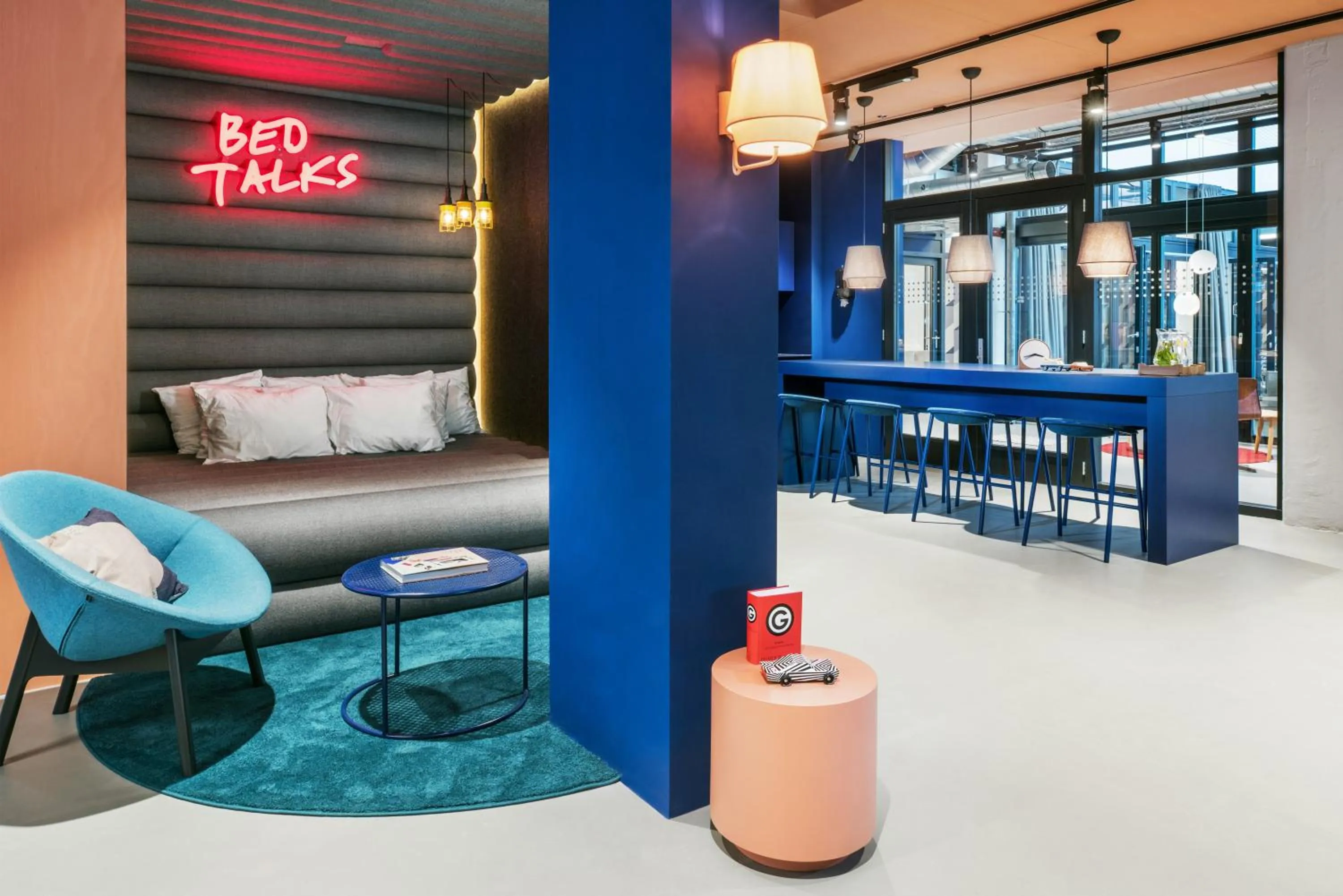 Lobby or reception in The Social Hub The Hague