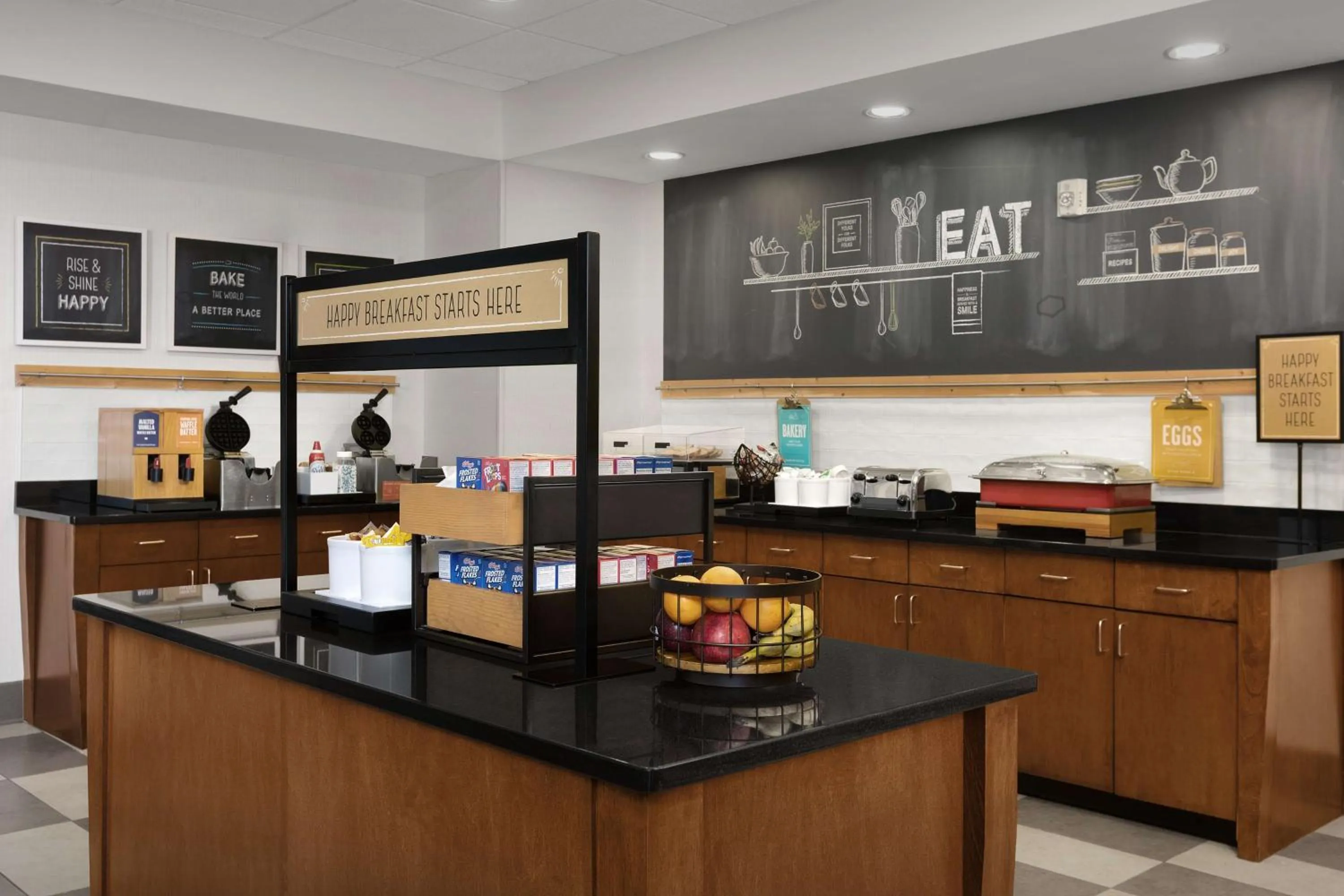 Breakfast in Hampton Inn and Suites Lynchburg