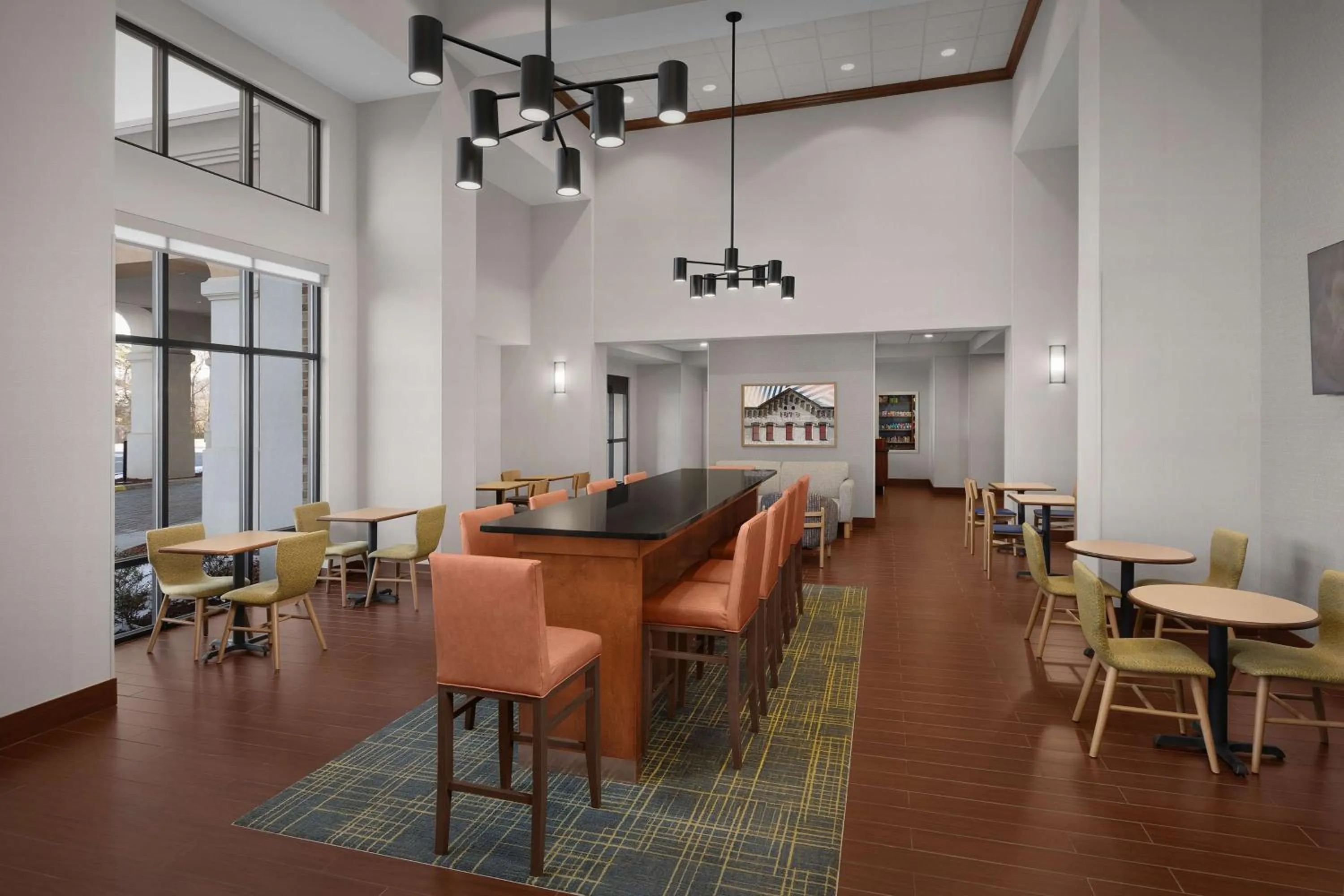 Lobby or reception in Hampton Inn and Suites Lynchburg