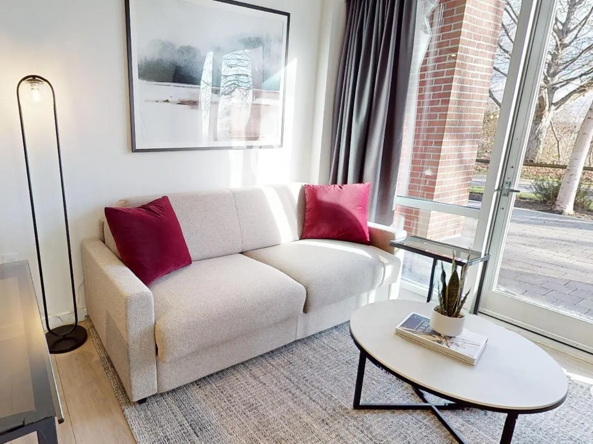 Seating area in Steveston Waterfront Hotel