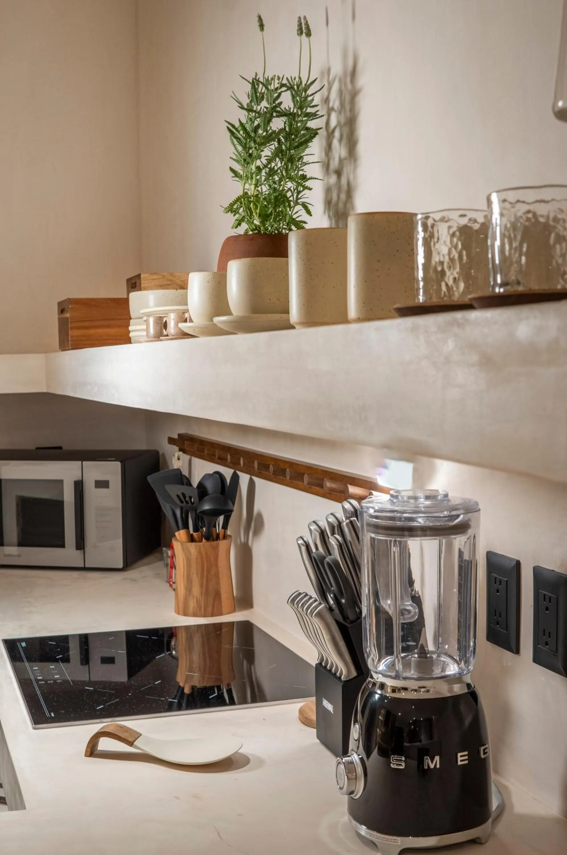 Kitchen or kitchenette in Nãmas Tulum