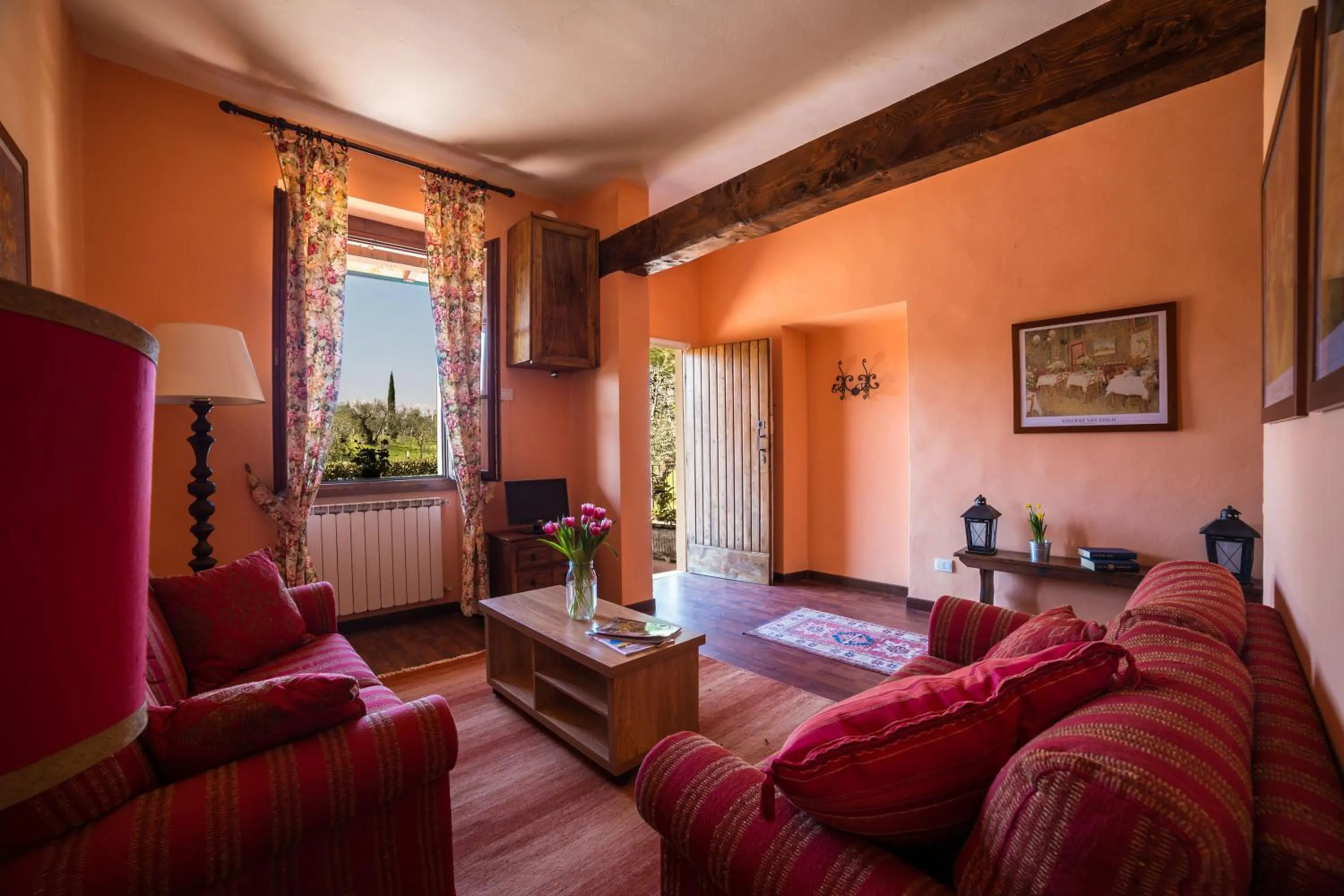 TV and multimedia, Bed in Fattoria Pagnana Suites & Pool