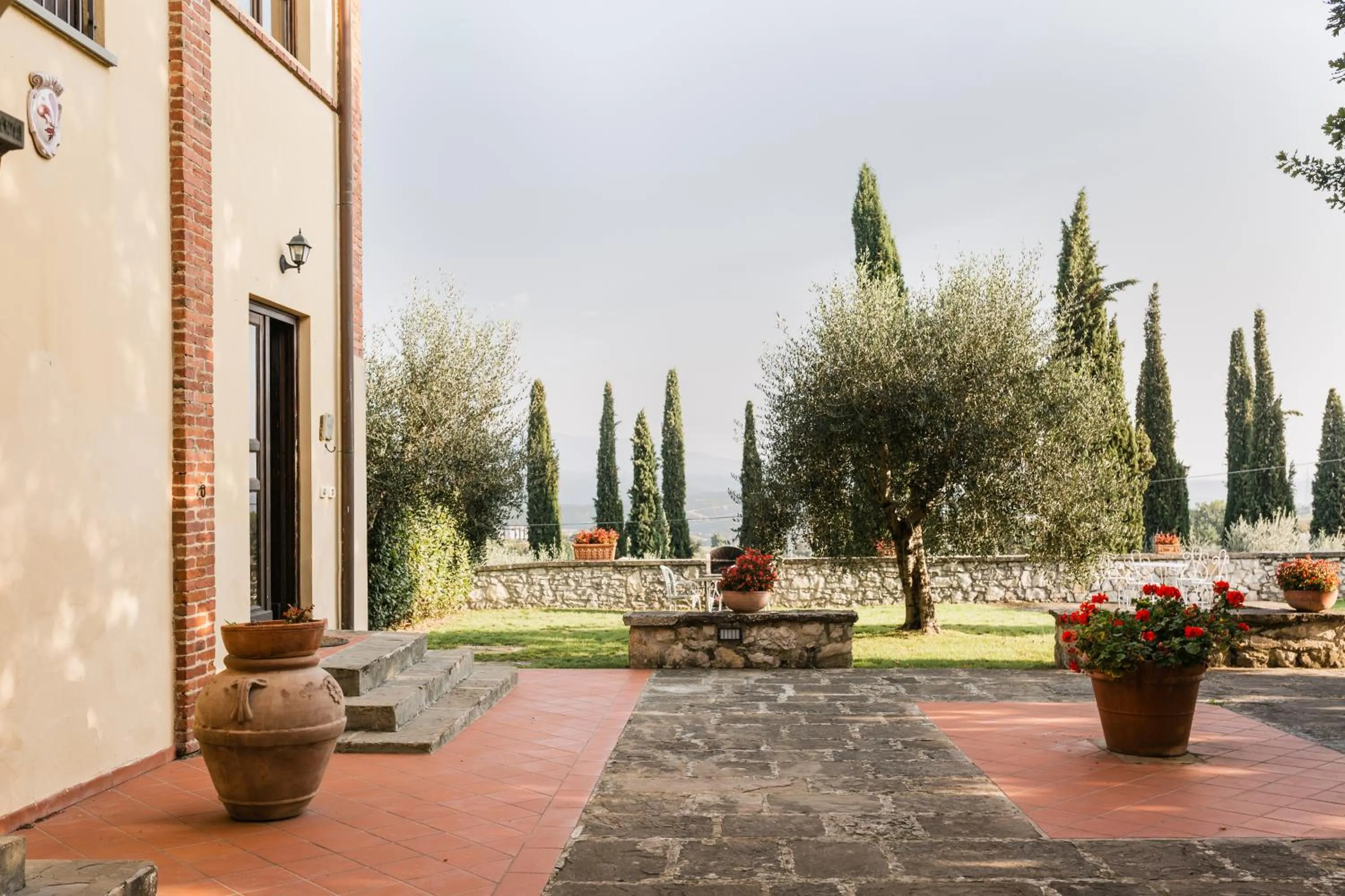 Patio in Fattoria Pagnana Suites & Pool