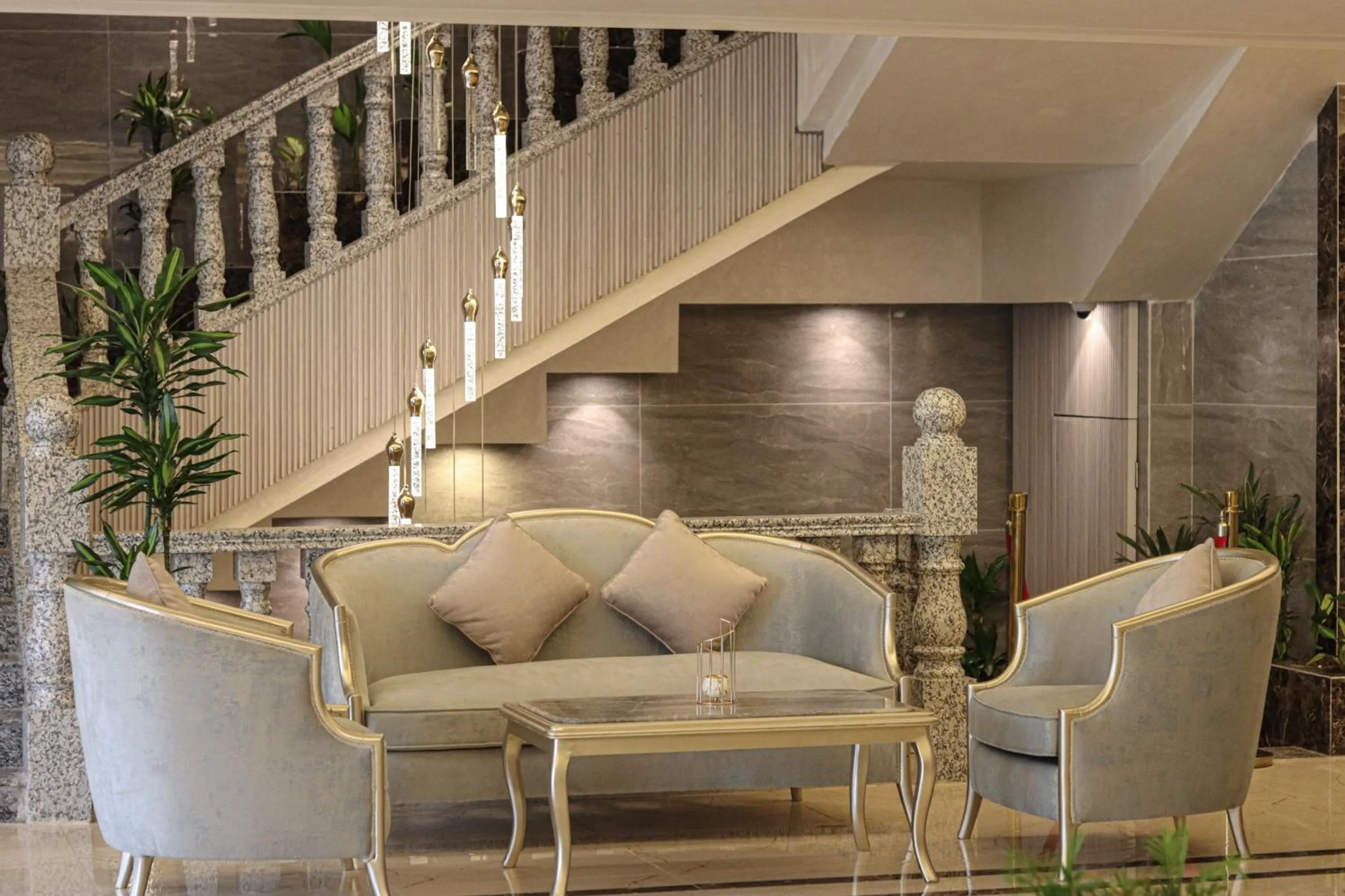 Seating area in Rival Hotel Amman